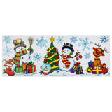 Sticker geam banner Mos Craciun, 60 cm | Atmosphera