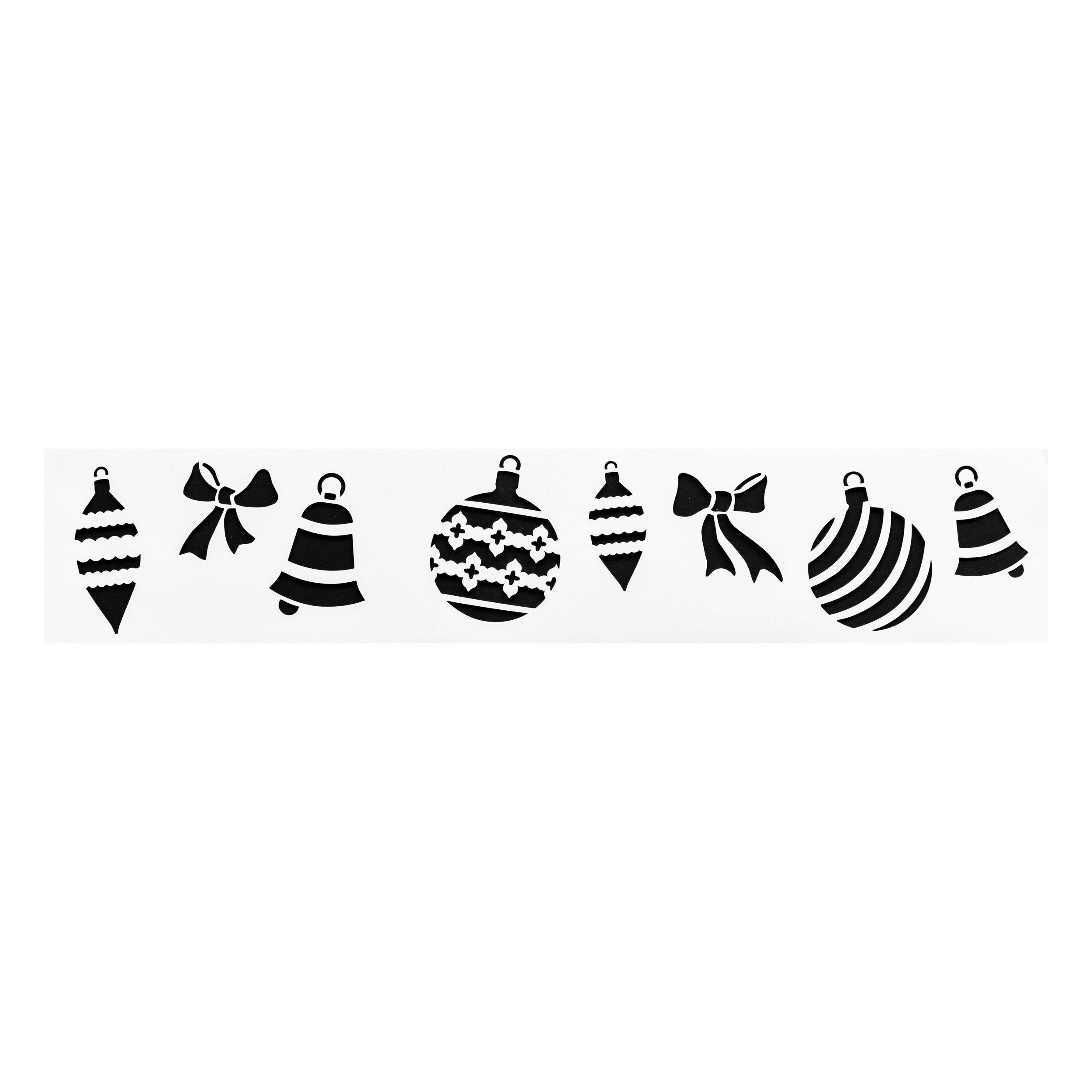 Sablon banner de Craciun, 60 x 12 cm | Atmosphera