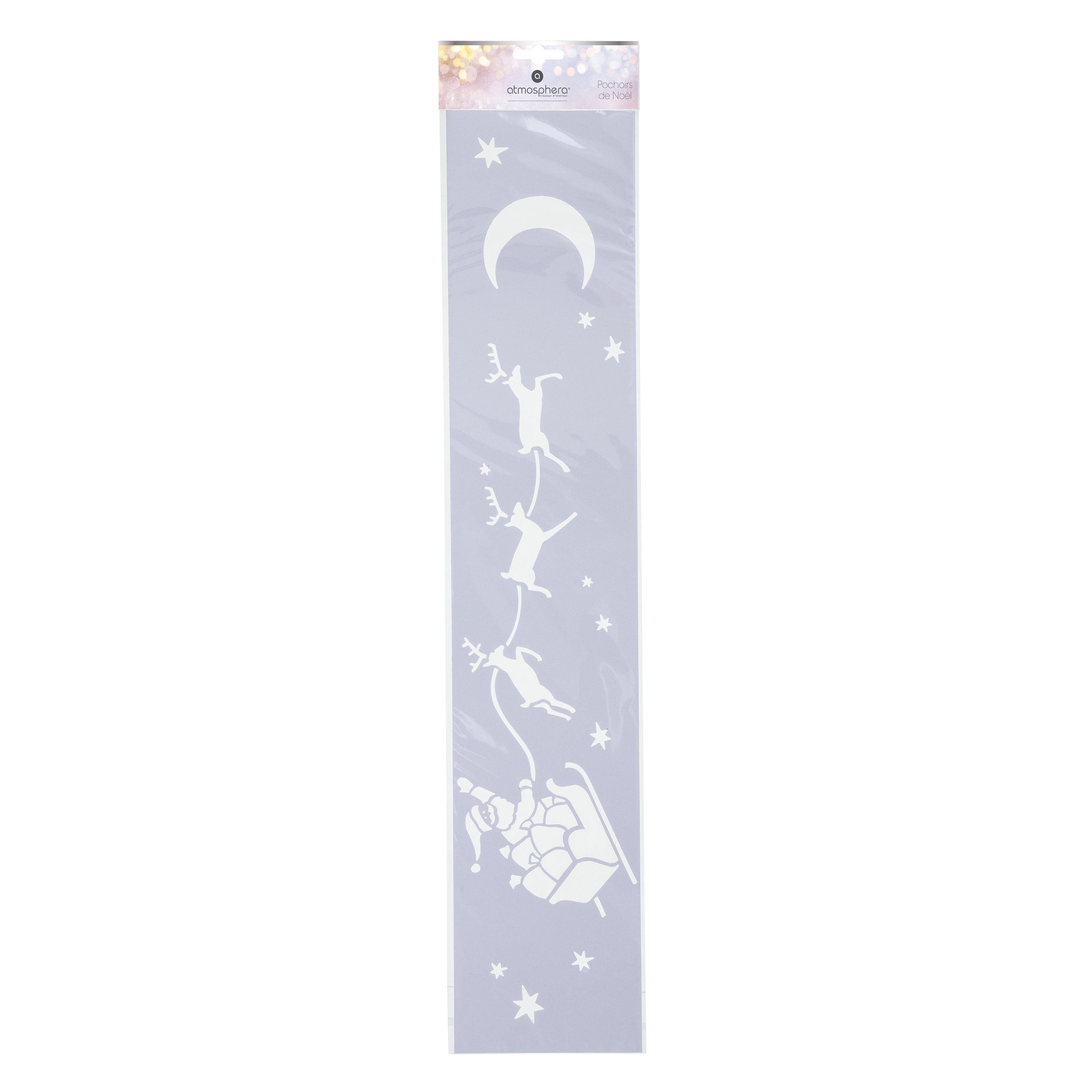 Sablon banner de Craciun, 60 x 12 cm | Atmosphera