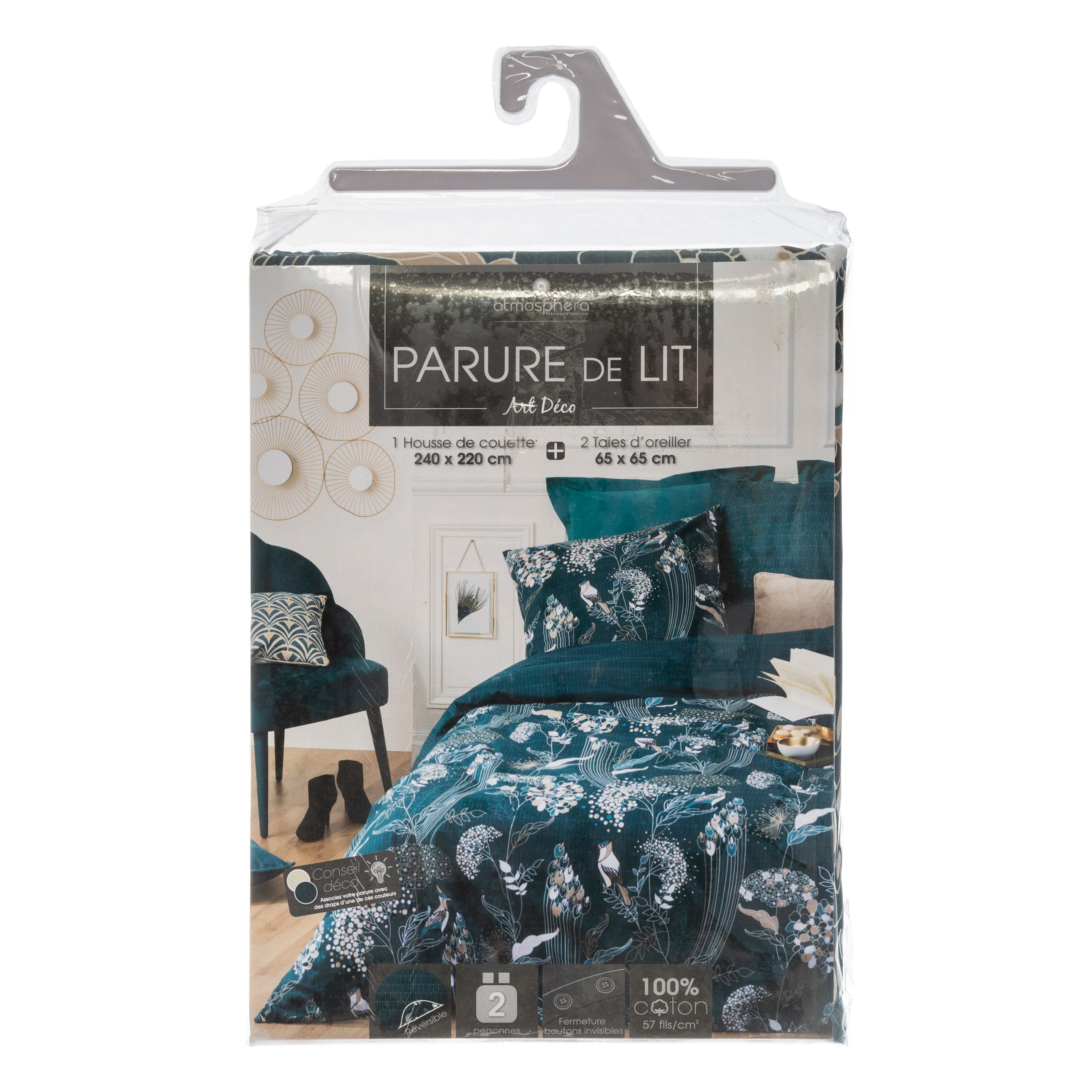 Textila pentru casa, husa pilota peacock 240 x 220 cm - Atmosphera
