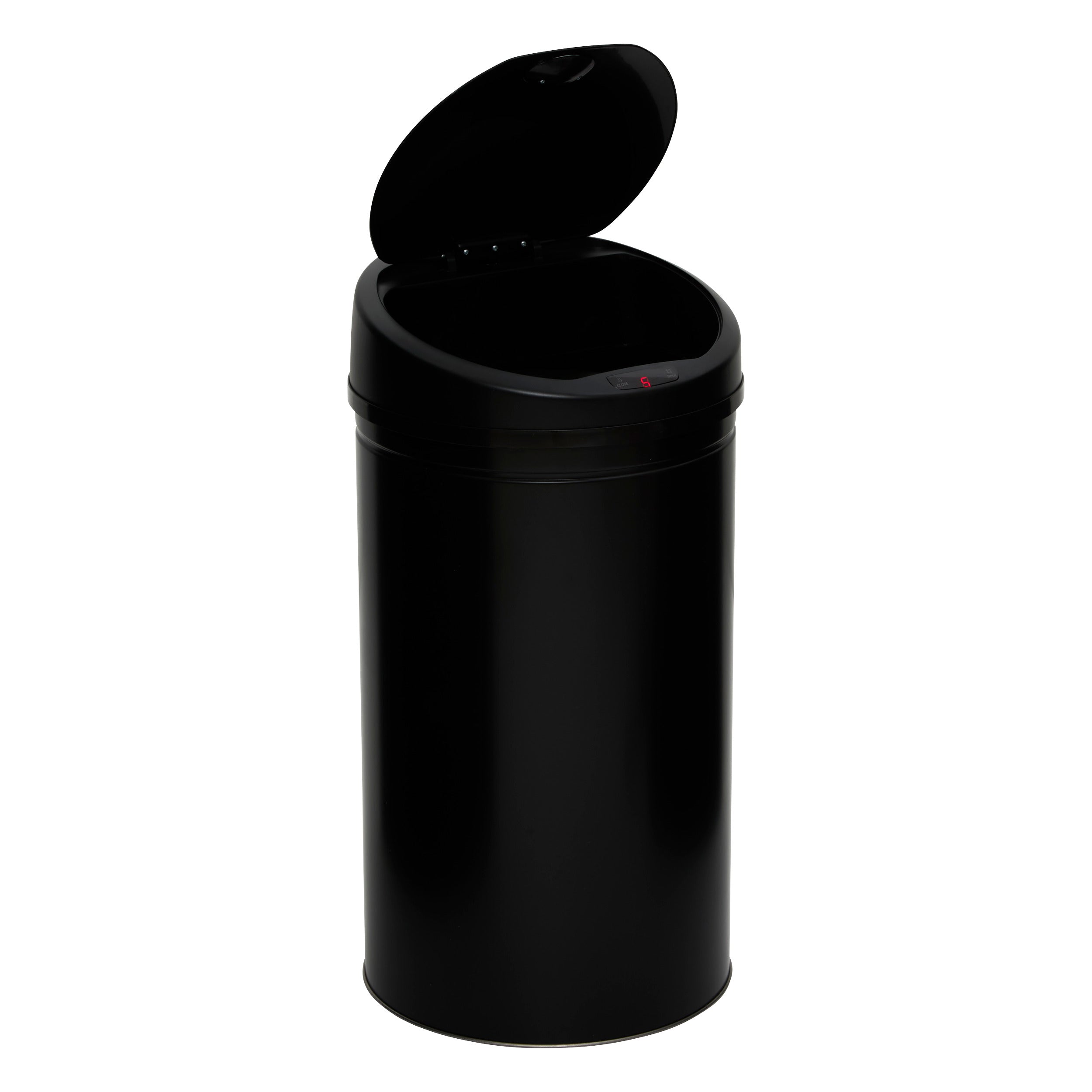 42 l metal dustbin sensor negru