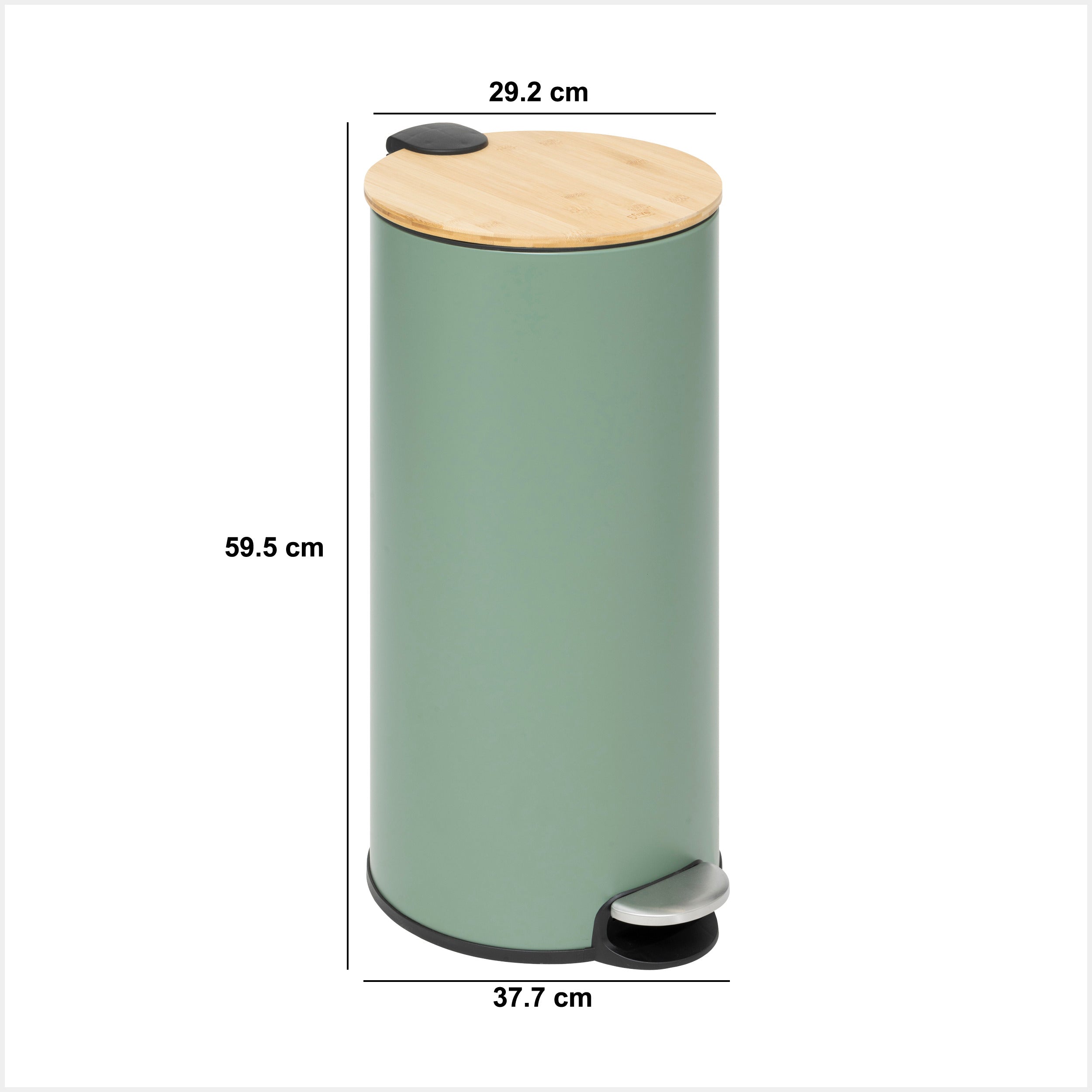 Cos gunoi 30 l verde modern - Five