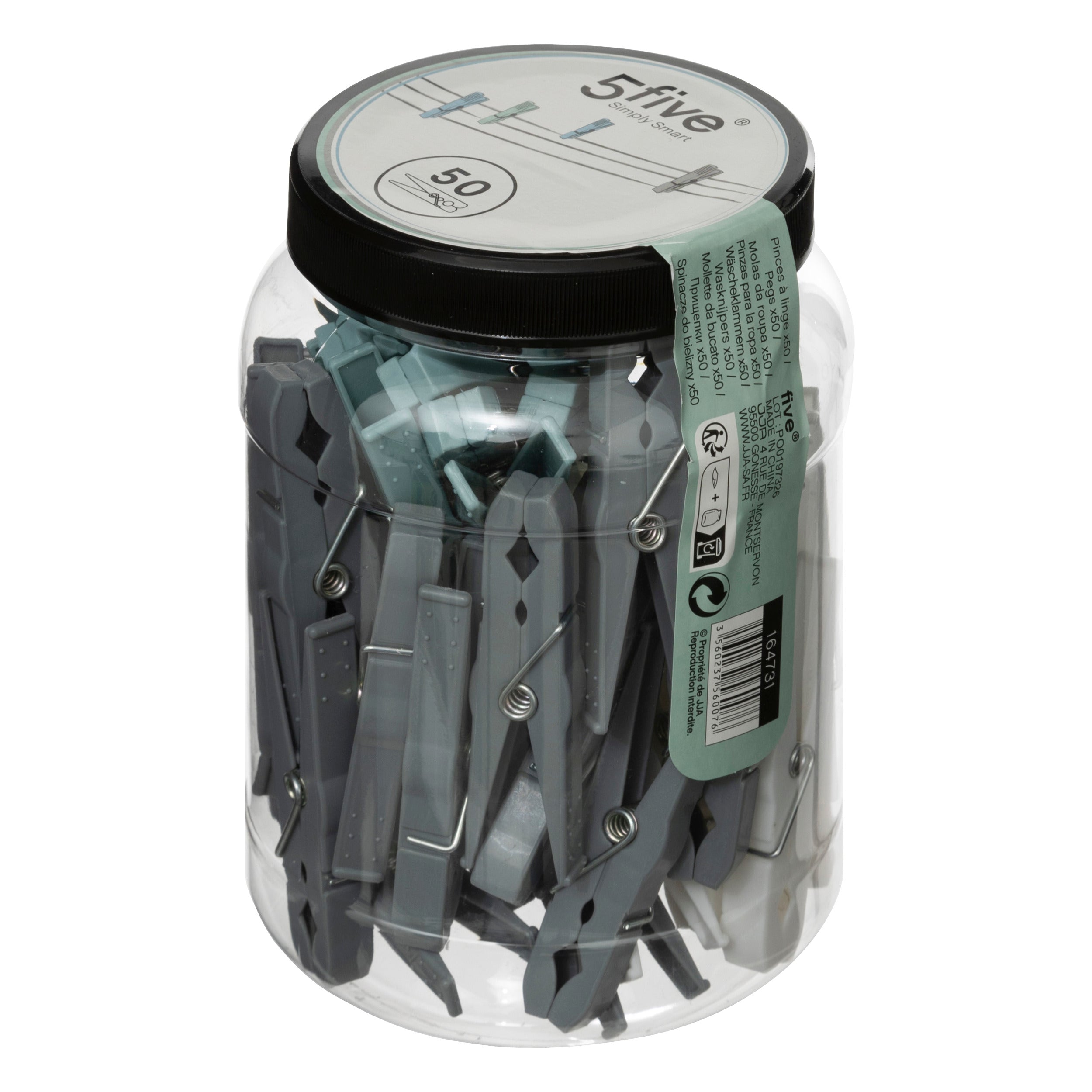 Carlig rufe, set 50 buc, plastic