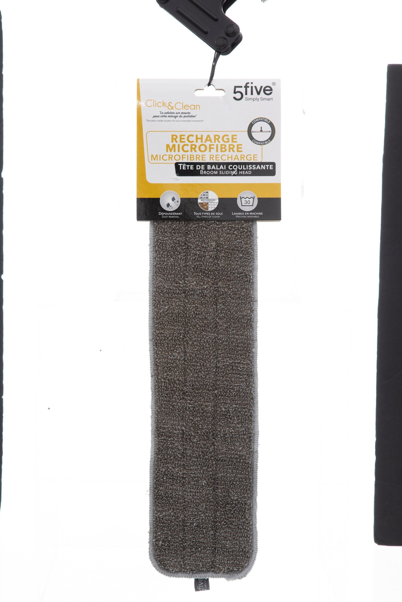 Laveta de schimb din microfibra pentru mop plat Click & Clean