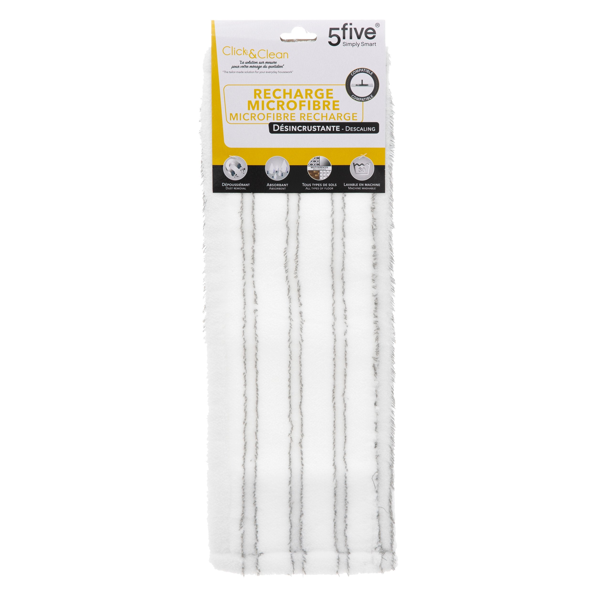 Laveta de schimb din microfibra pentru frecat Click & Clean