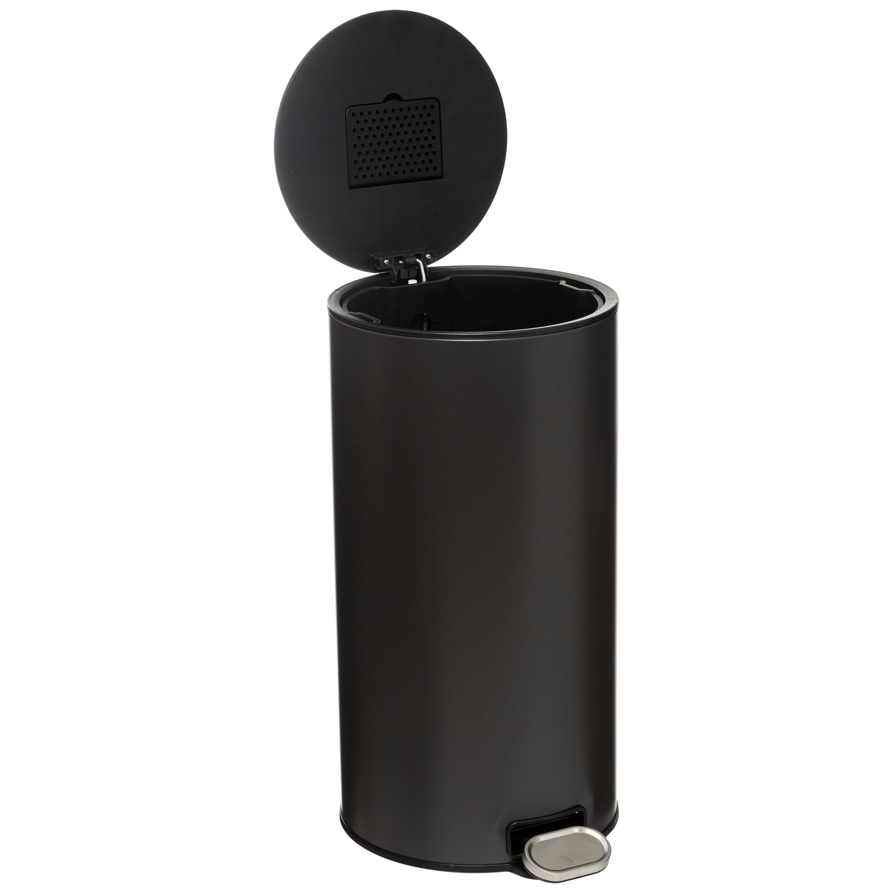 Cos gunoi metal 30 l negru delta - Five