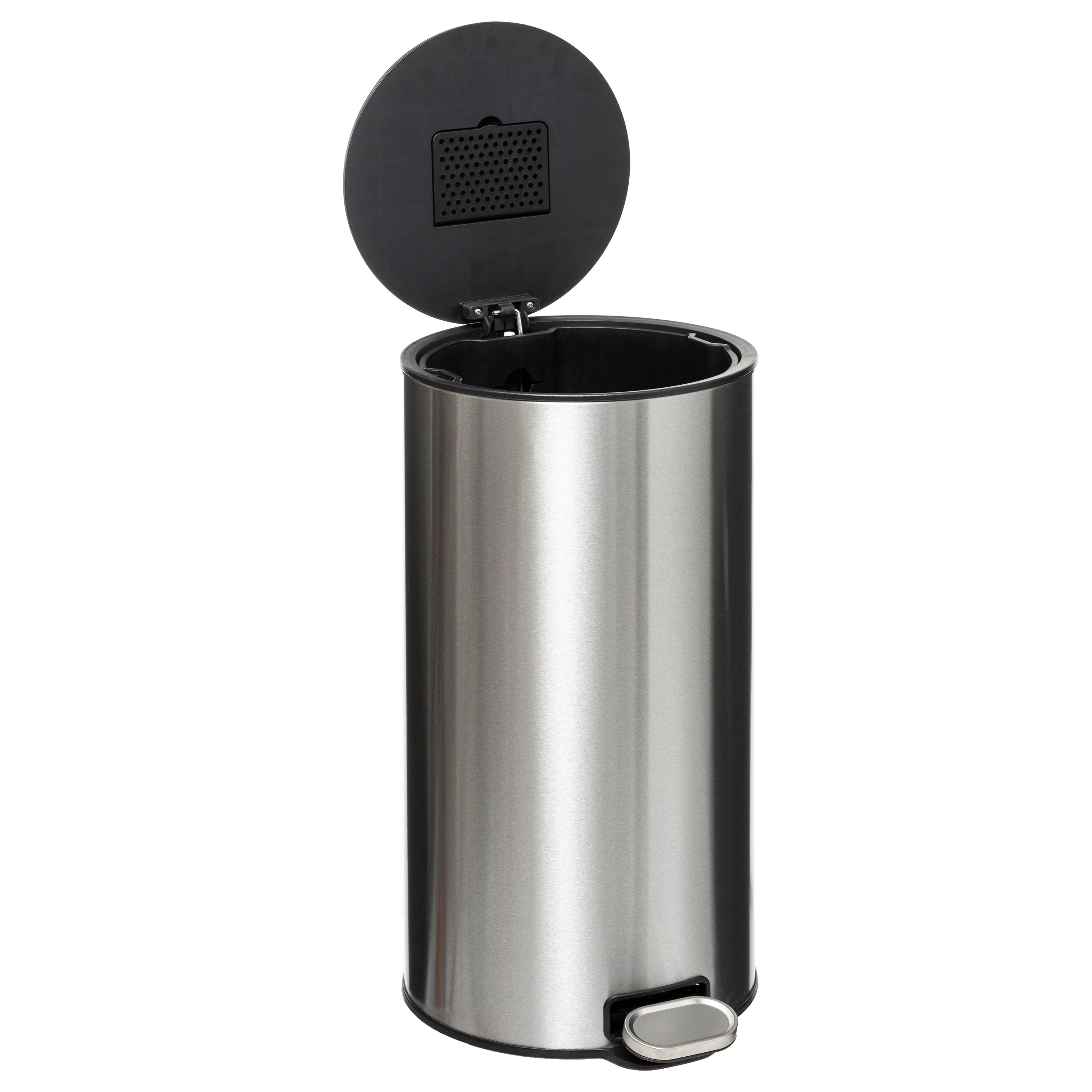 Cos gunoi metal 30 l inox delta - Five