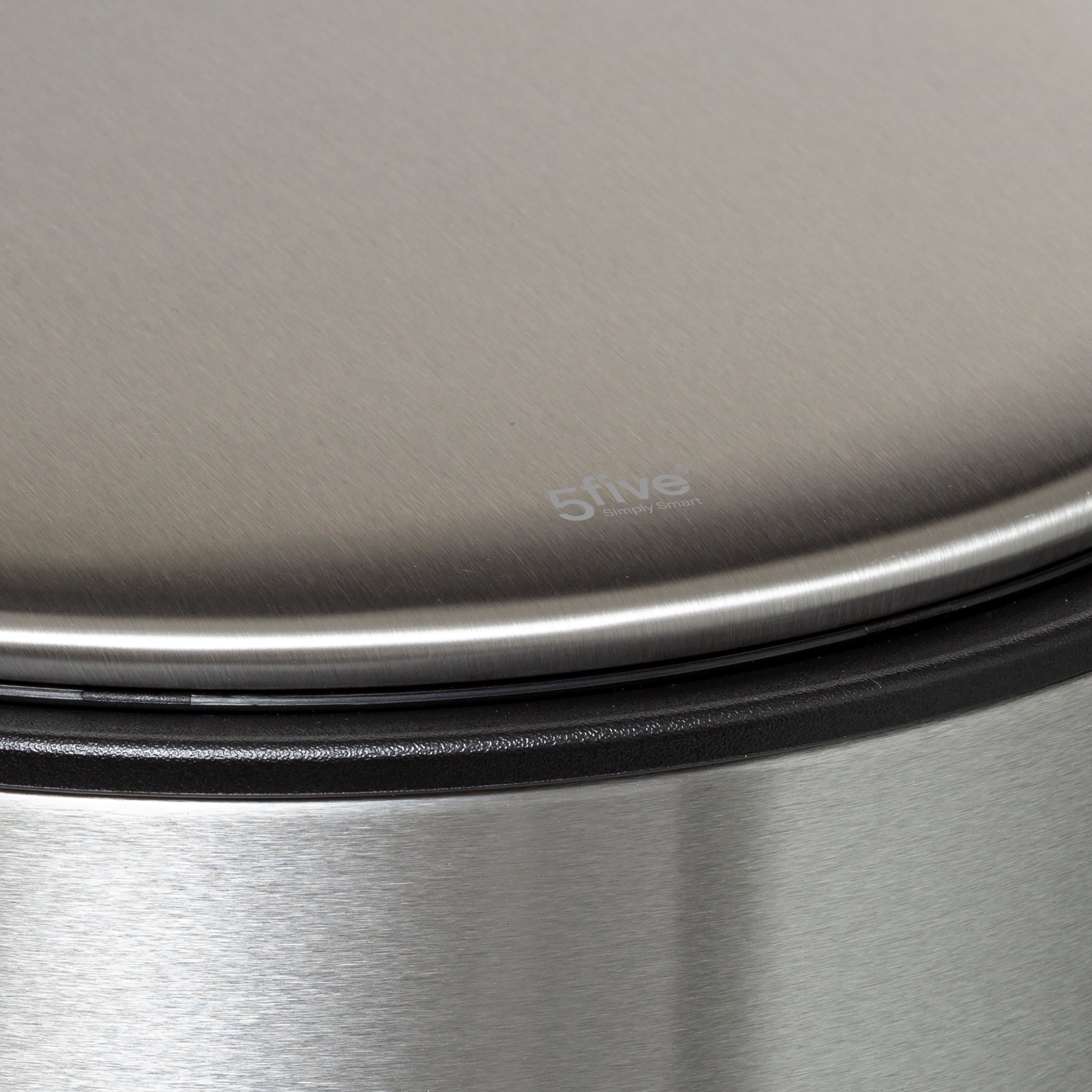 Cos gunoi metal 30 l inox delta - Five