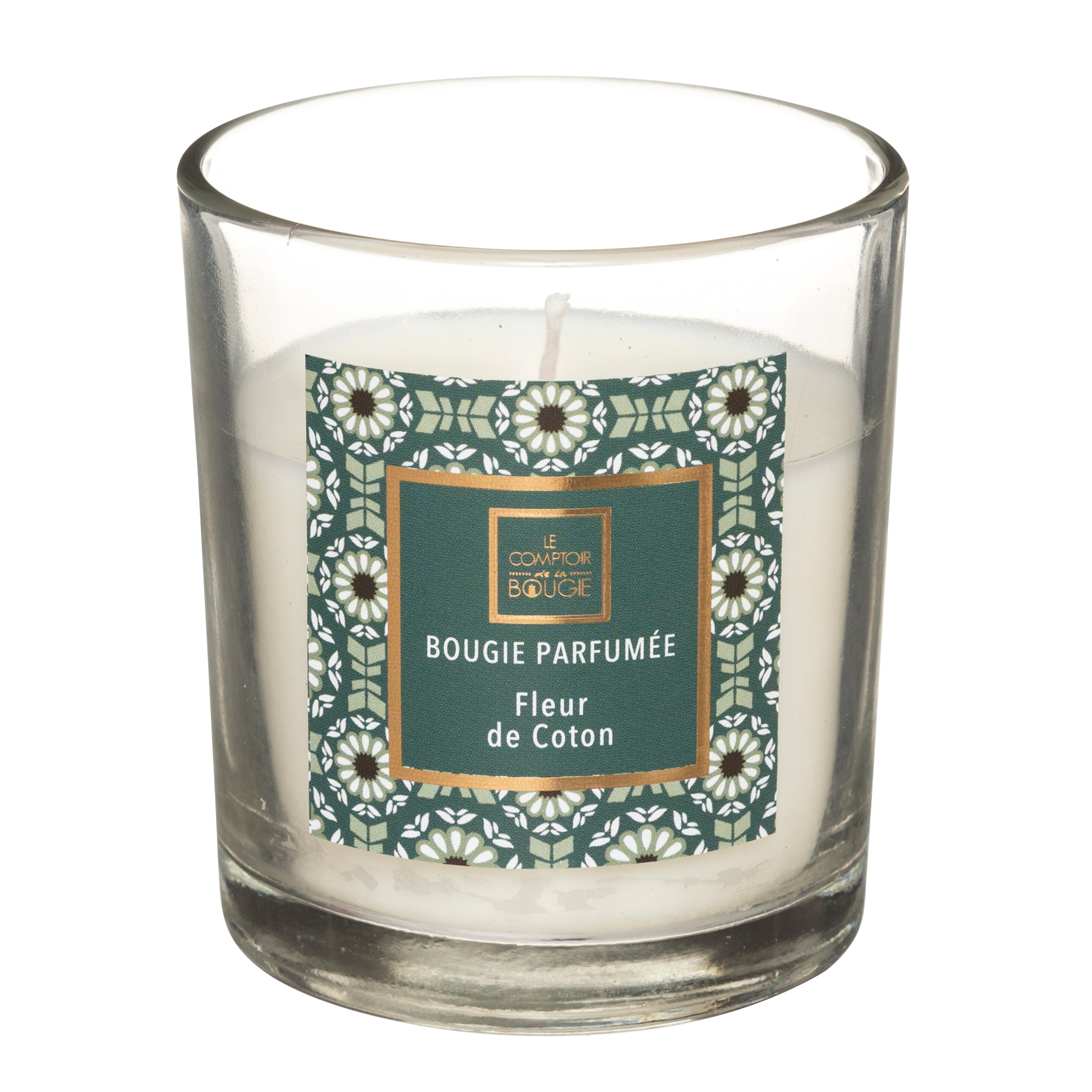 Lumanare parfumata "Neda" - Floare de bumbac, 110 g - Atmosphera