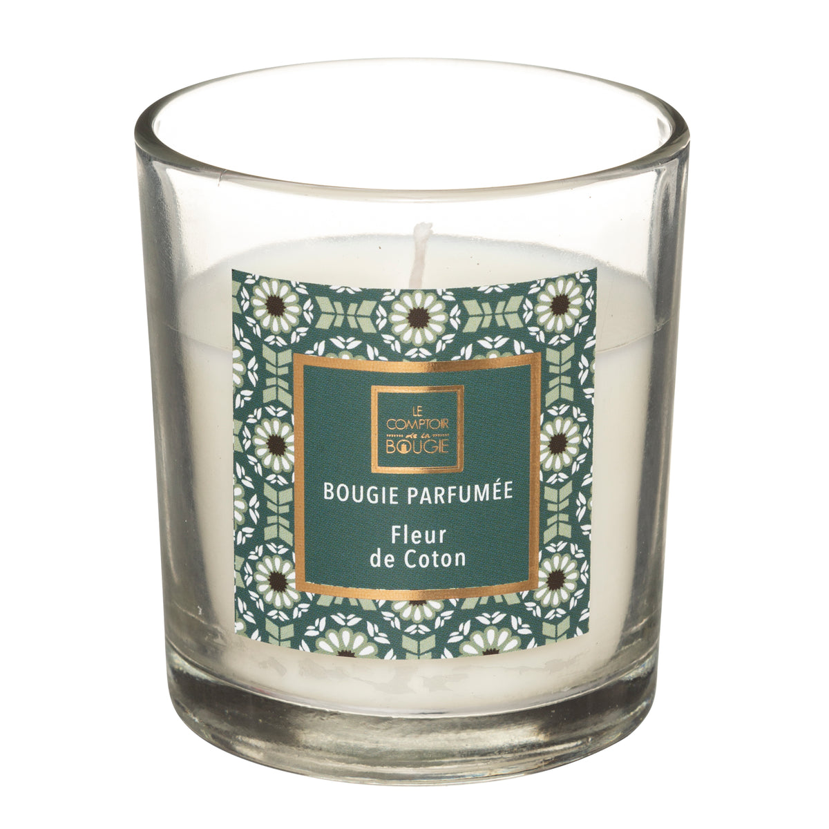 Lumanare parfumata "Neda" - Floare de bumbac, 110 g - Atmosphera