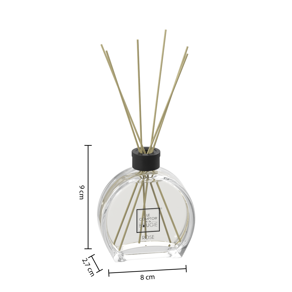 Difuzor de parfum "Haly" - Trandafir, 100 ml - Atmosphera