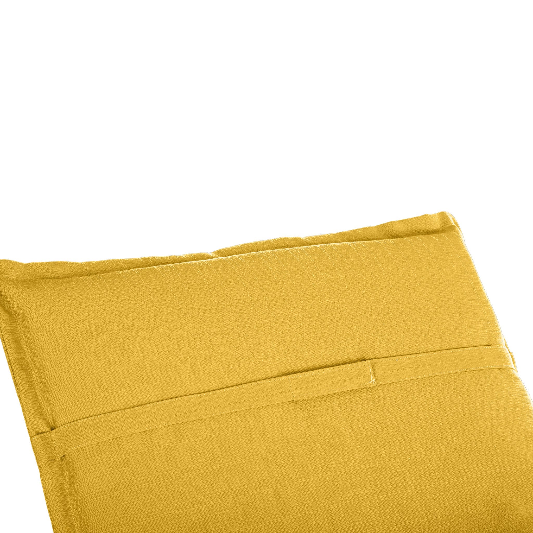 Perna sezlong galben mustar Korai, 190x60cm, poliester - Hesperide