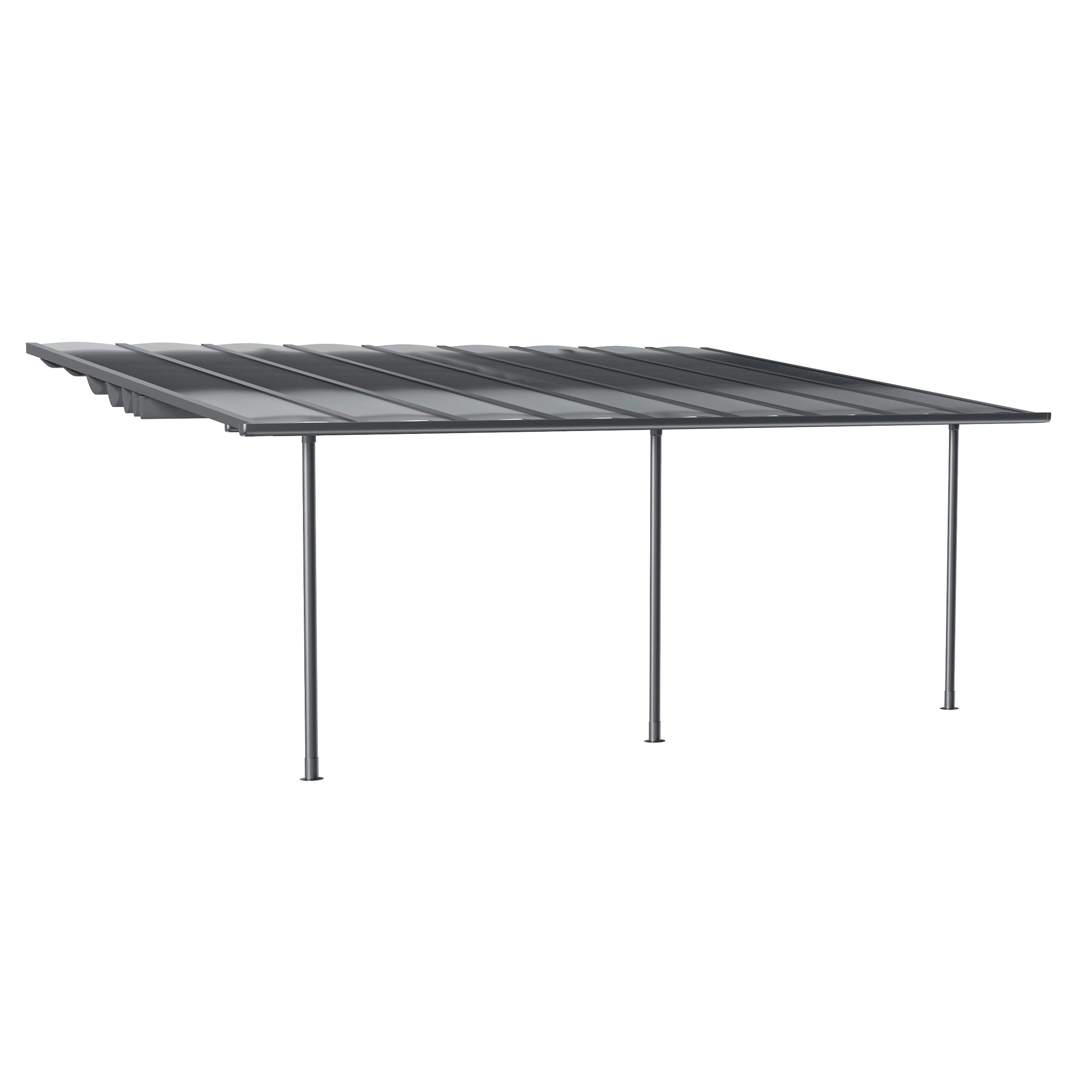 Foisor si pergola, pergola perete belize 6x3.5 m - Hesperide