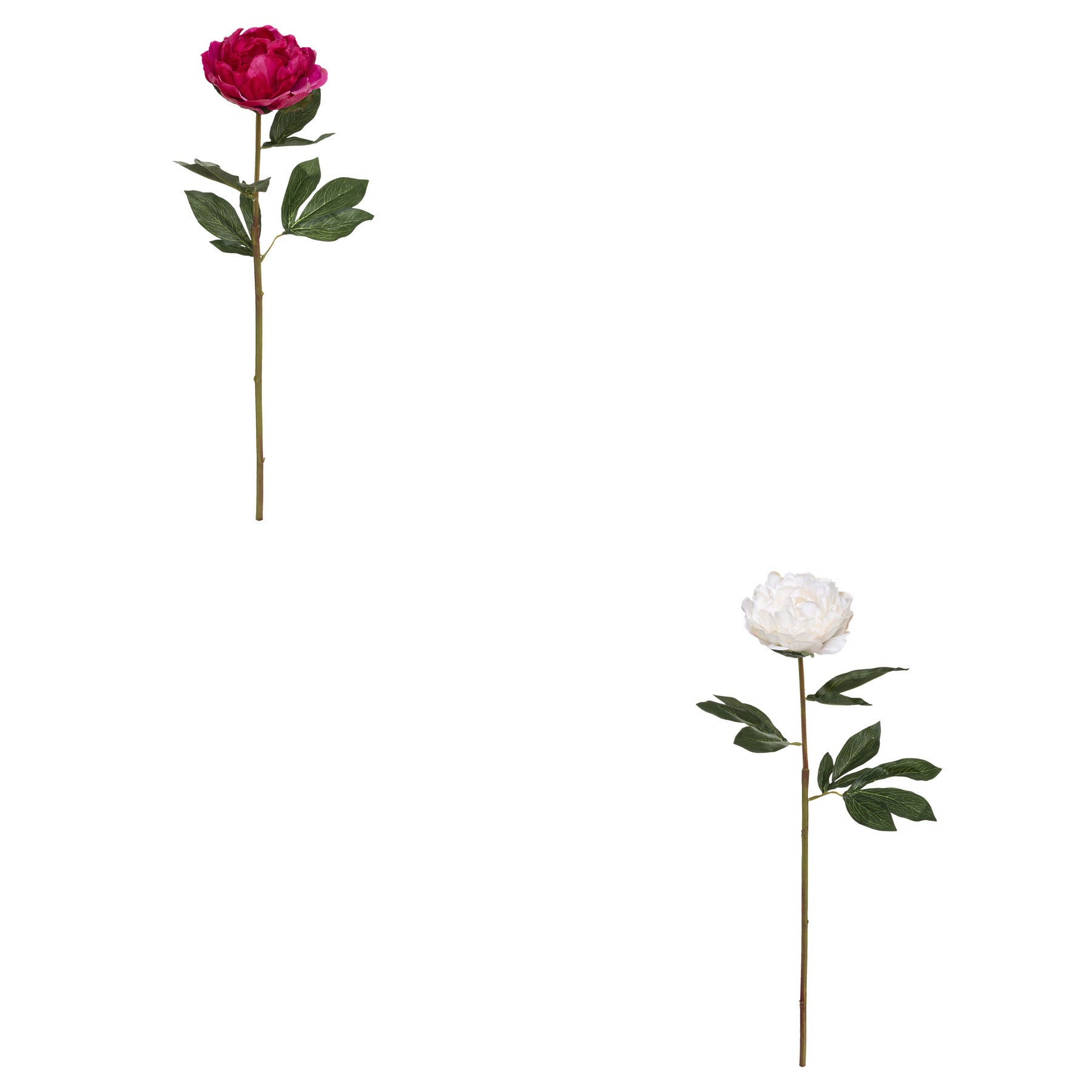 Floare decorativa, bujor artificial ewelina H68 cm - Atmosphera