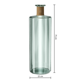 Decor pentru casa, sticla reciclata patrata H75 cm - Atmosphera