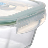 Cutie dreptunghiular sticla 2,26 l clipeat - Five