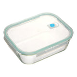 Cutie dreptunghiular sticla 2,26 l clipeat - Five
