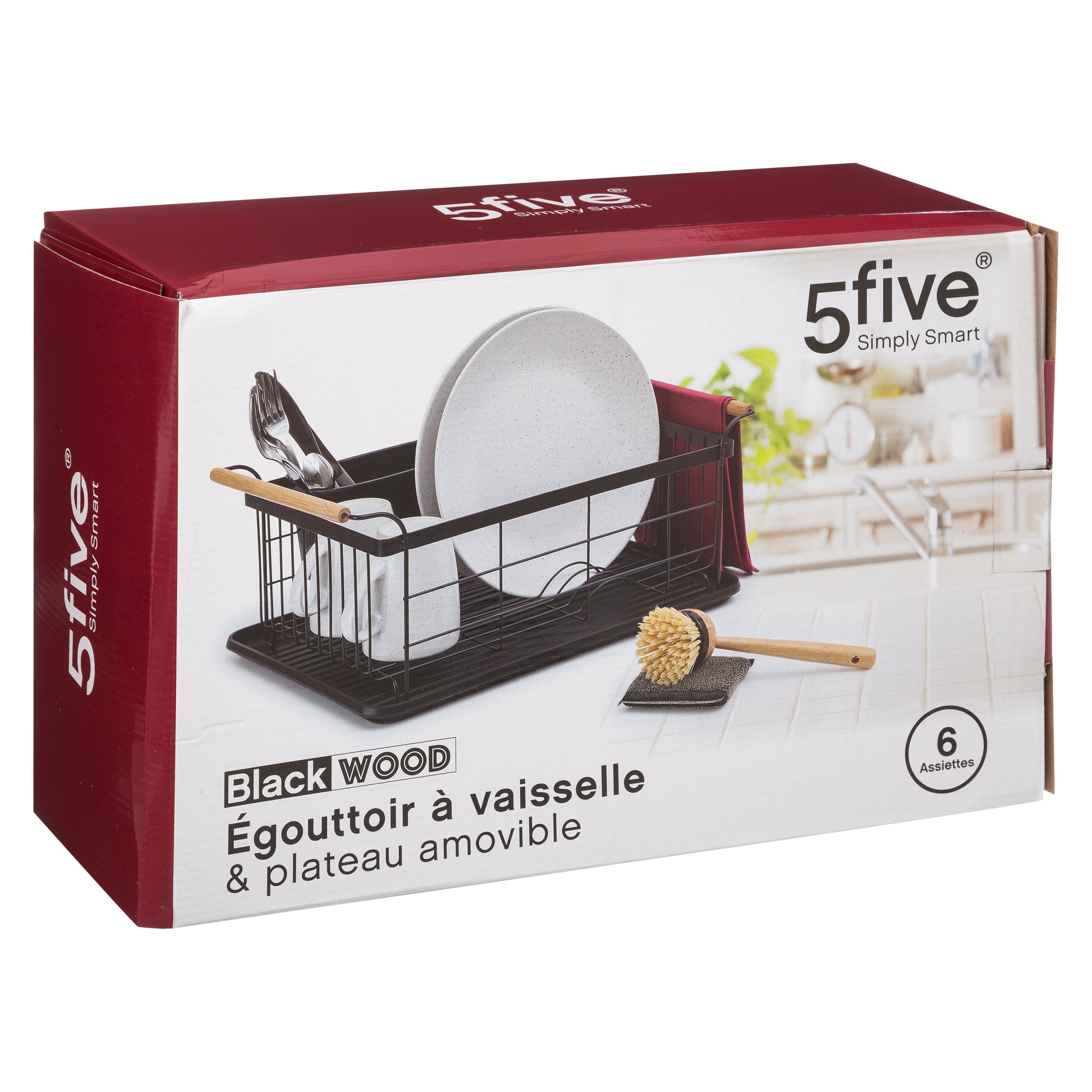 Scurgator vaze negru 1 nivel natureo - Five
