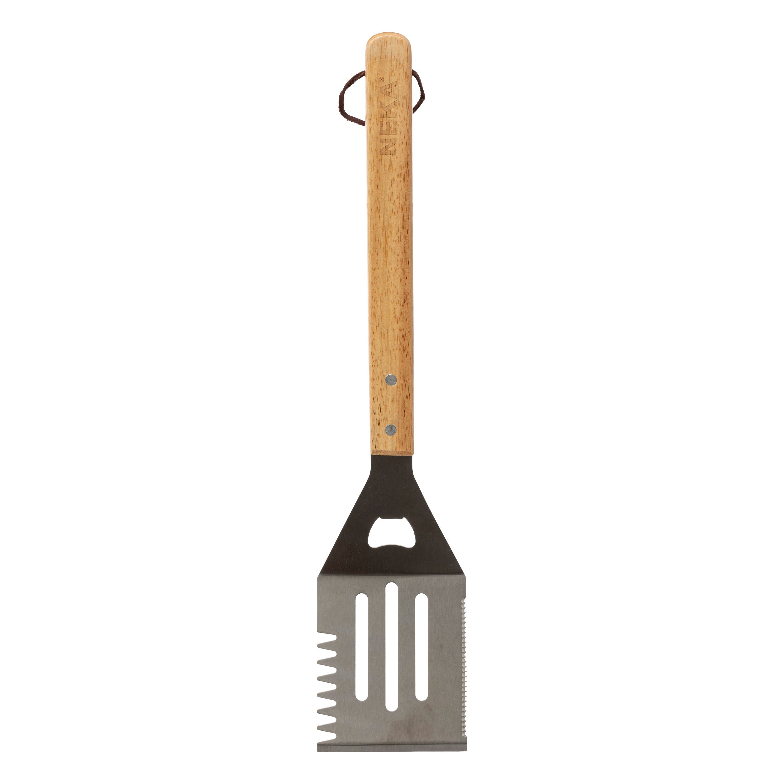 Accesorii bbq cu maner lemn set 3 buc - Neka