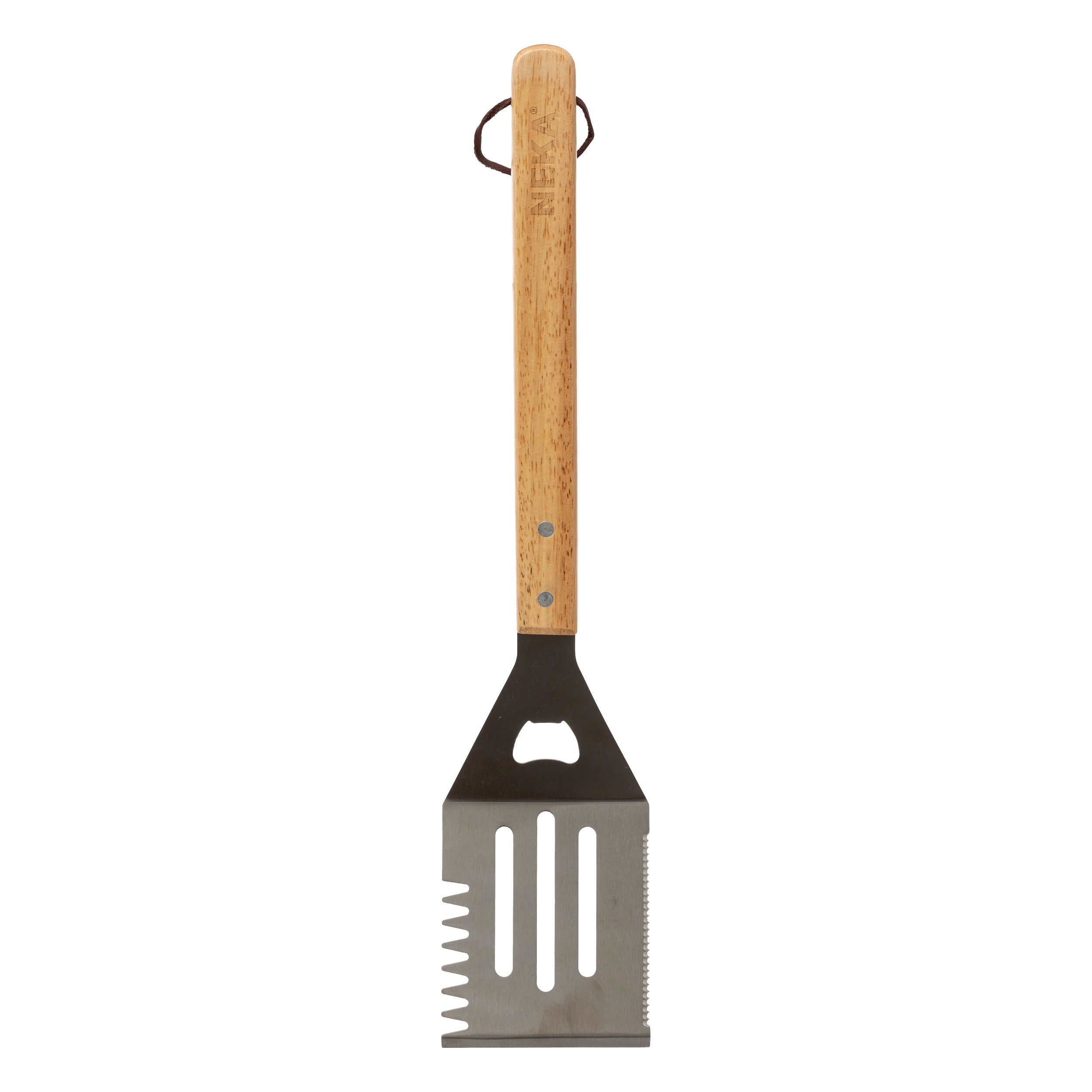 Accesorii bbq cu maner lemn set 3 buc - Neka