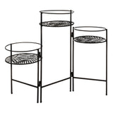 Suport ghivece set 3 farfurii H49 cm - Atmosphera