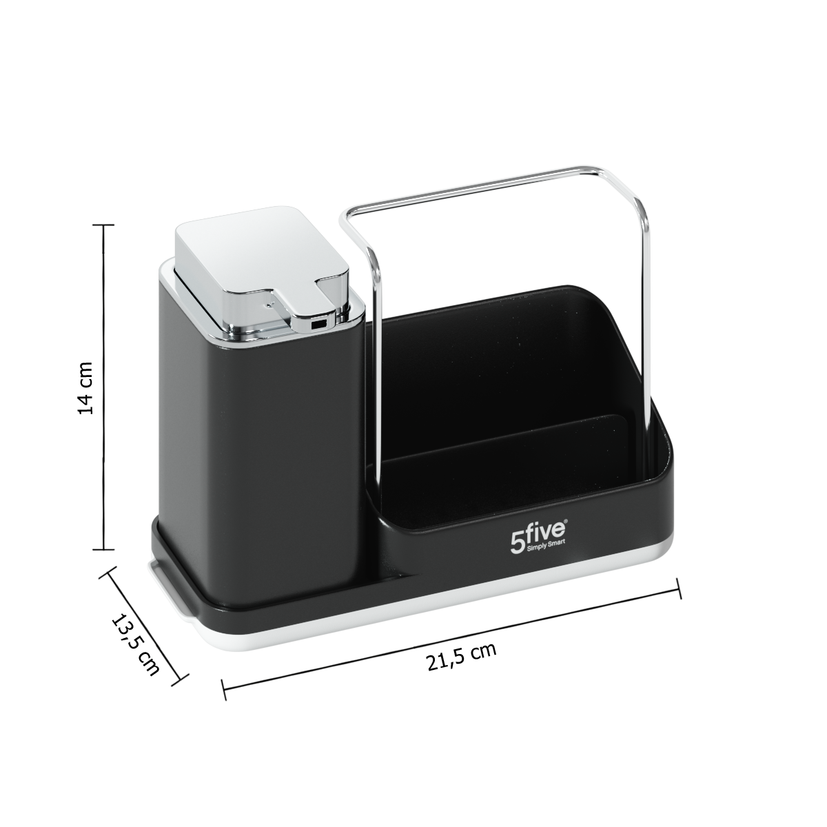 Dispenser sapun negru neo - Five