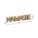 Decoratiune "Namaste" - Lemn de mango, 54x10 cm - Atmosphera