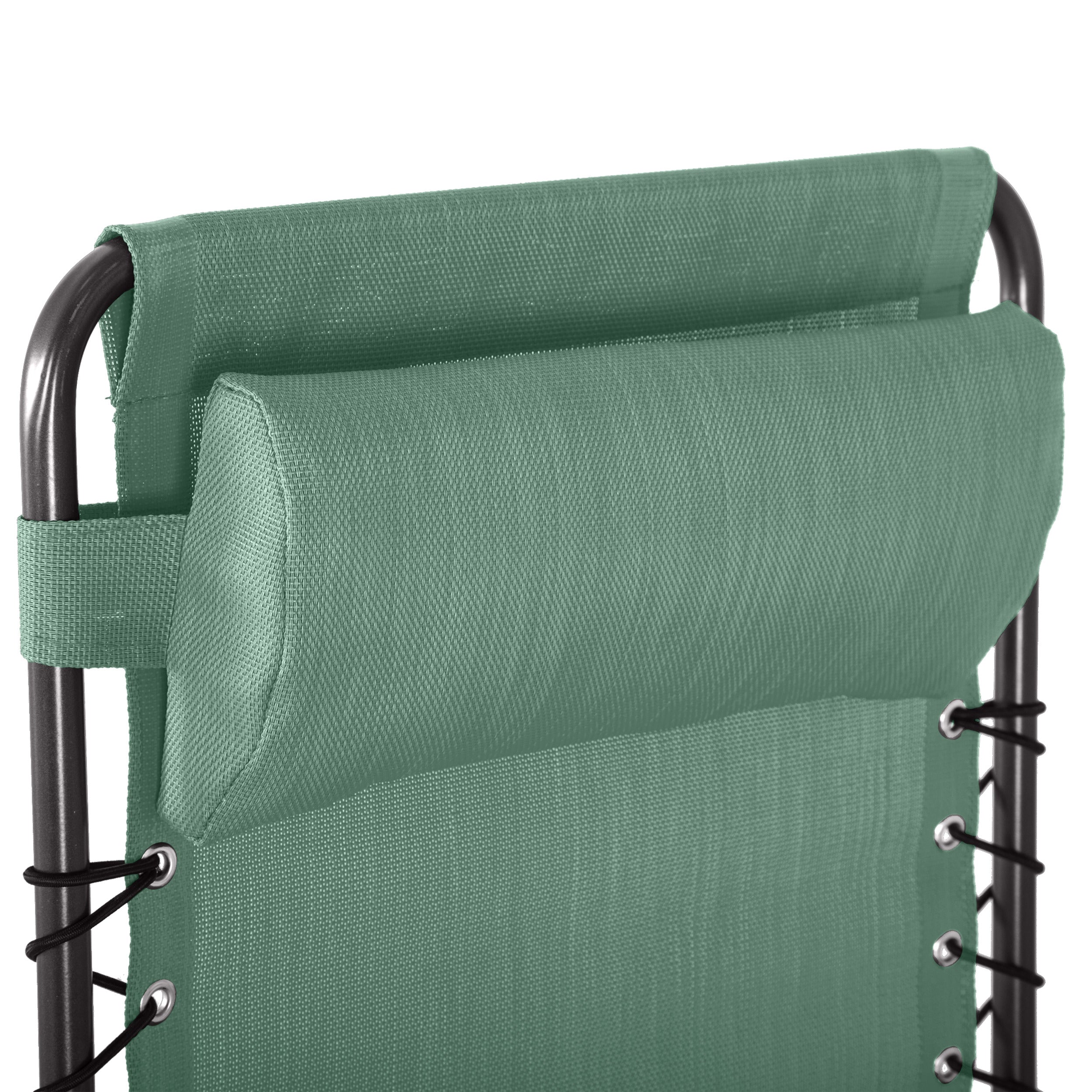 Scaun de relaxare de gradina Silos verde masliniu - Hesperide