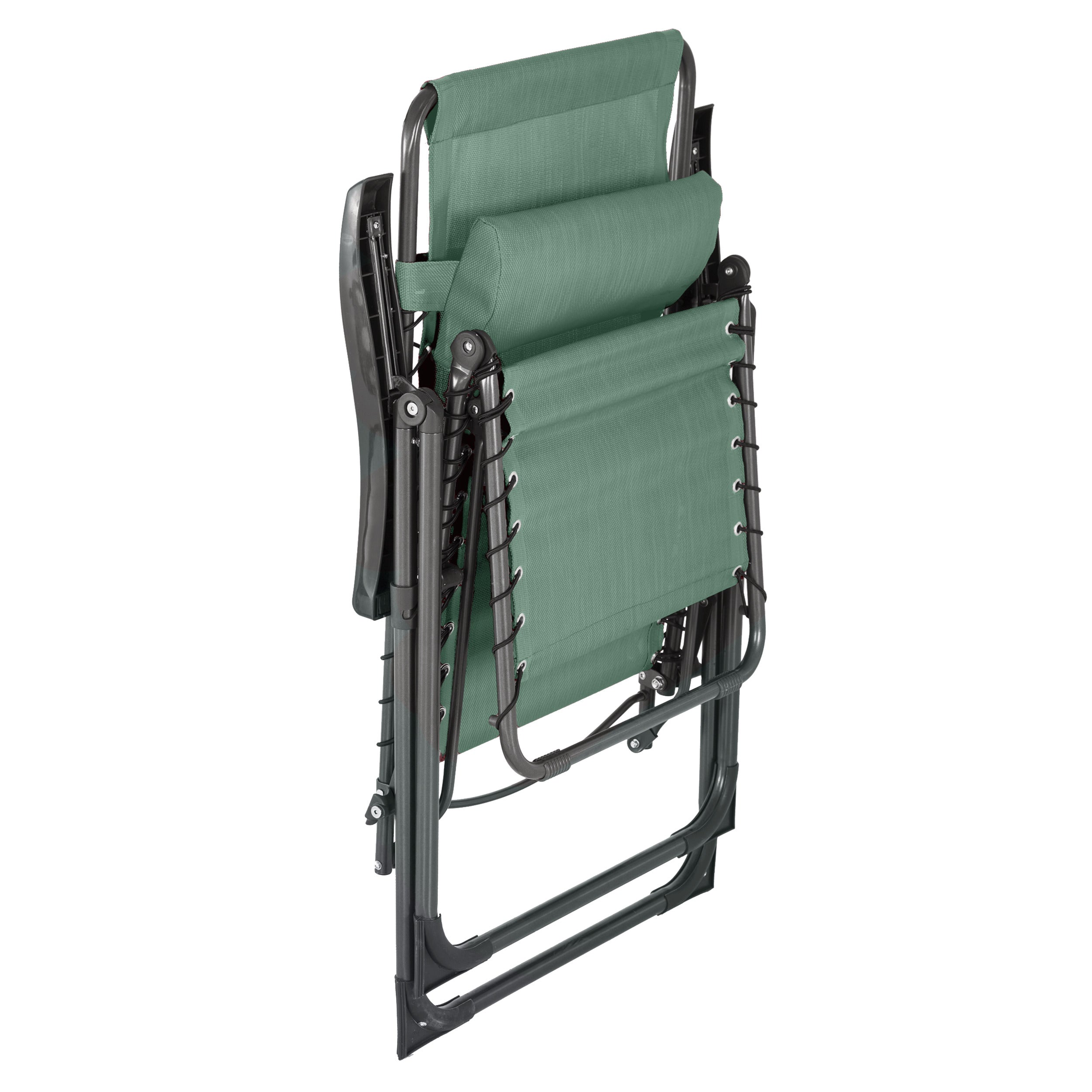 Scaun de relaxare de gradina Silos verde masliniu - Hesperide