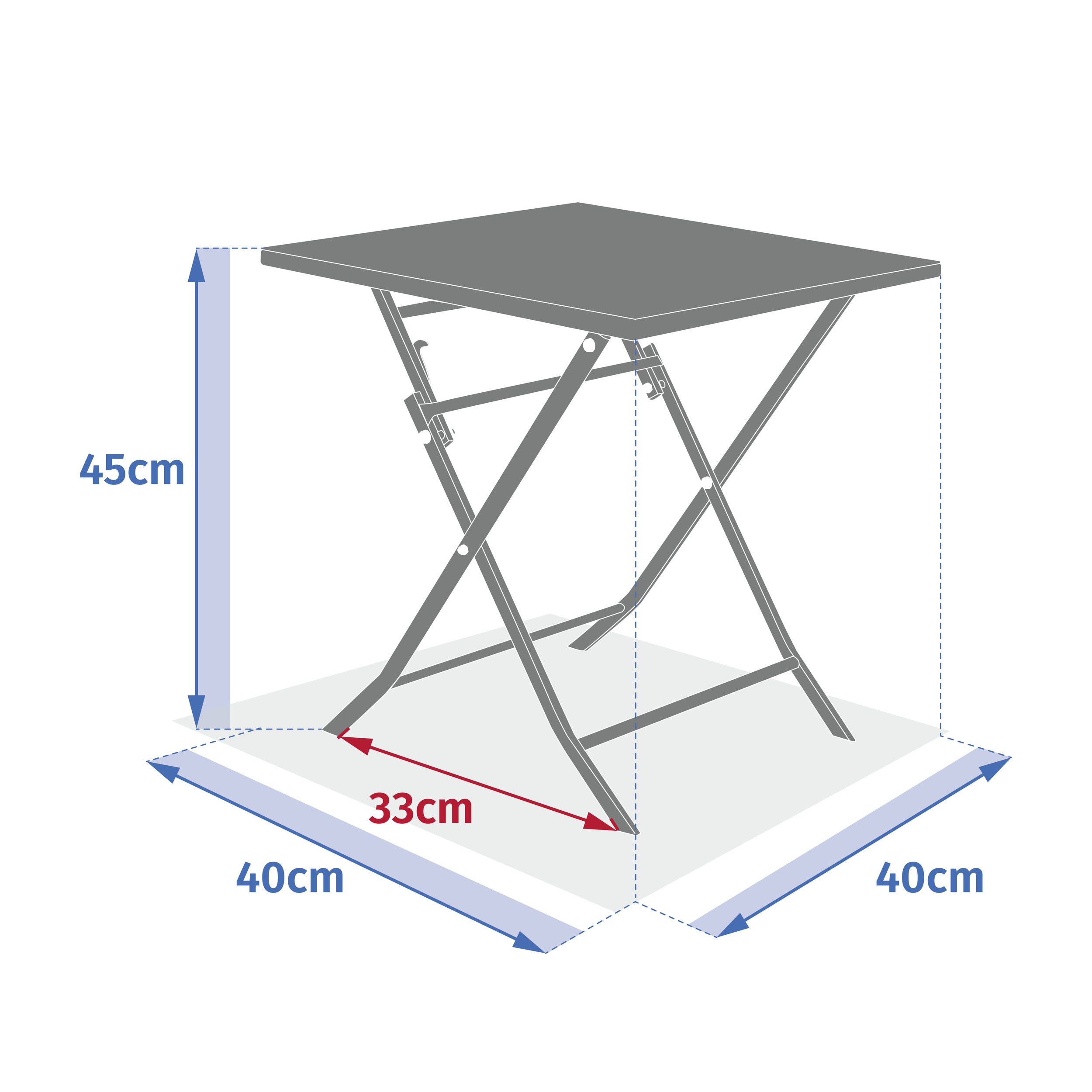 Mobilier gradina, greensboro side table opal - Hesperide