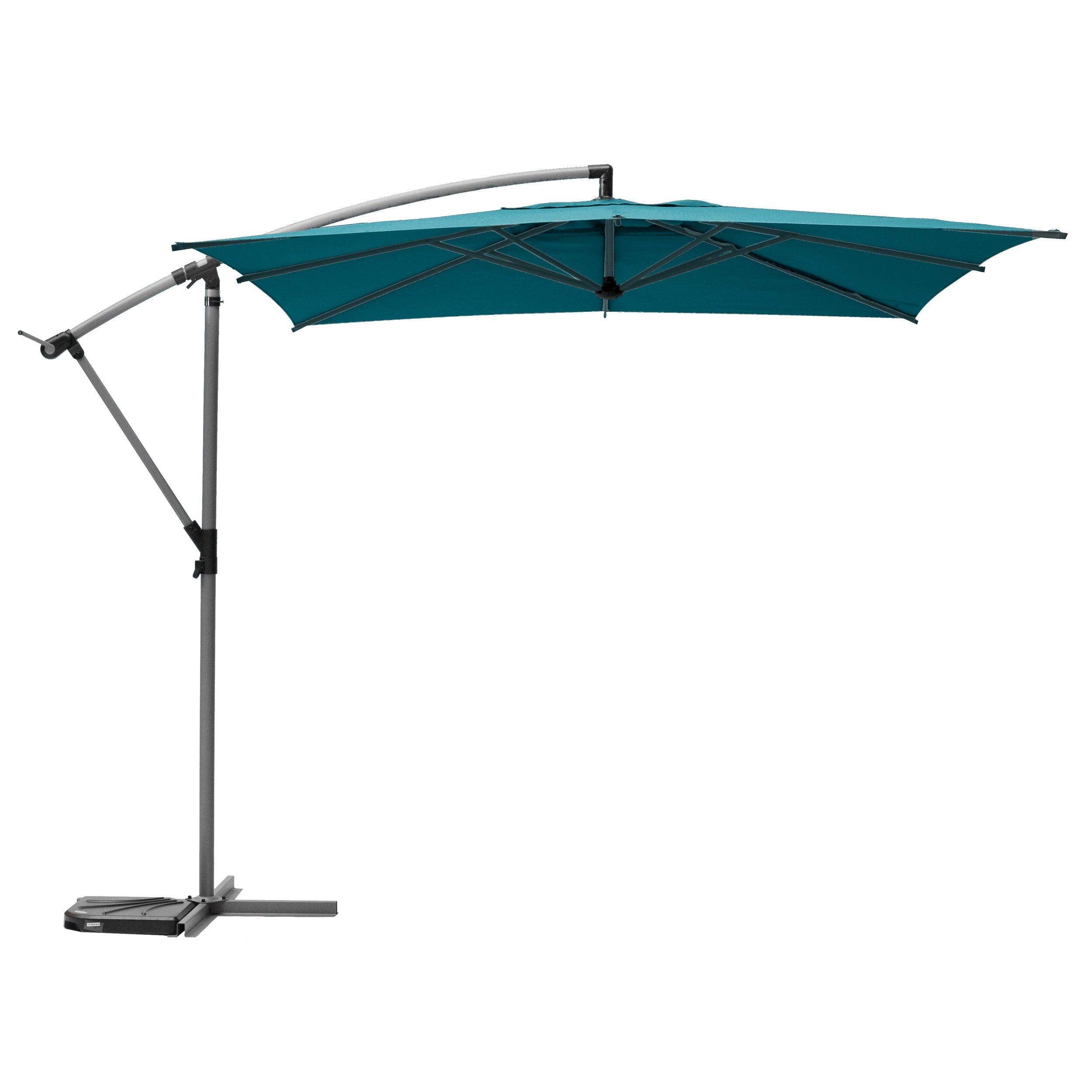 Umbrela de soare Manoa Square Cantilever, Albastru Rata - Hesperide