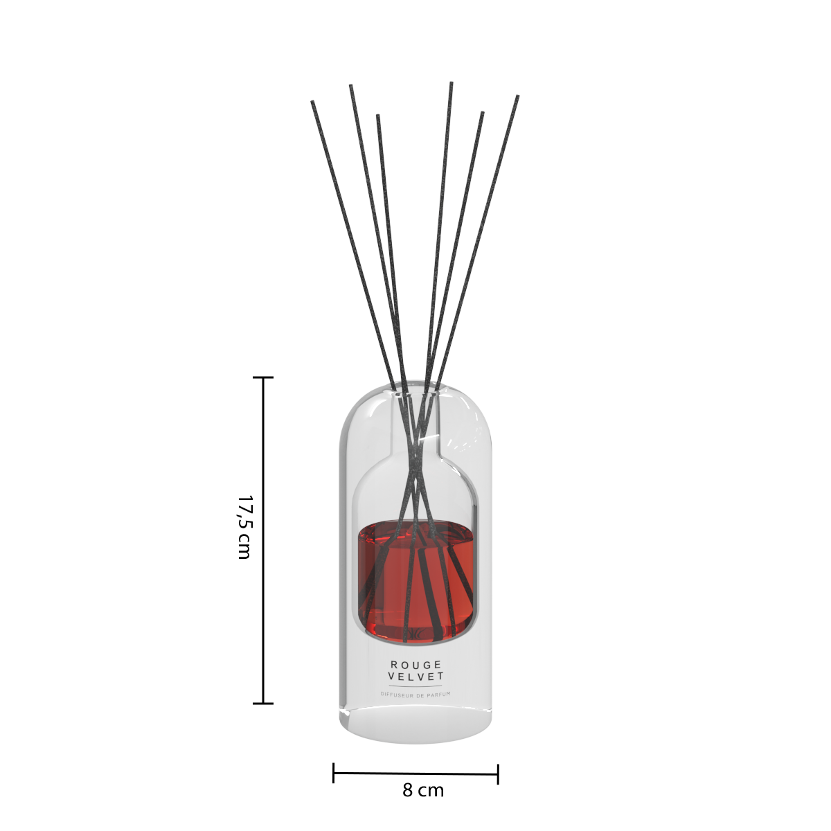 Difuzor de parfum "Ilan" - Cirese, Violete, Patchouli, 150 ml - Atmosphera