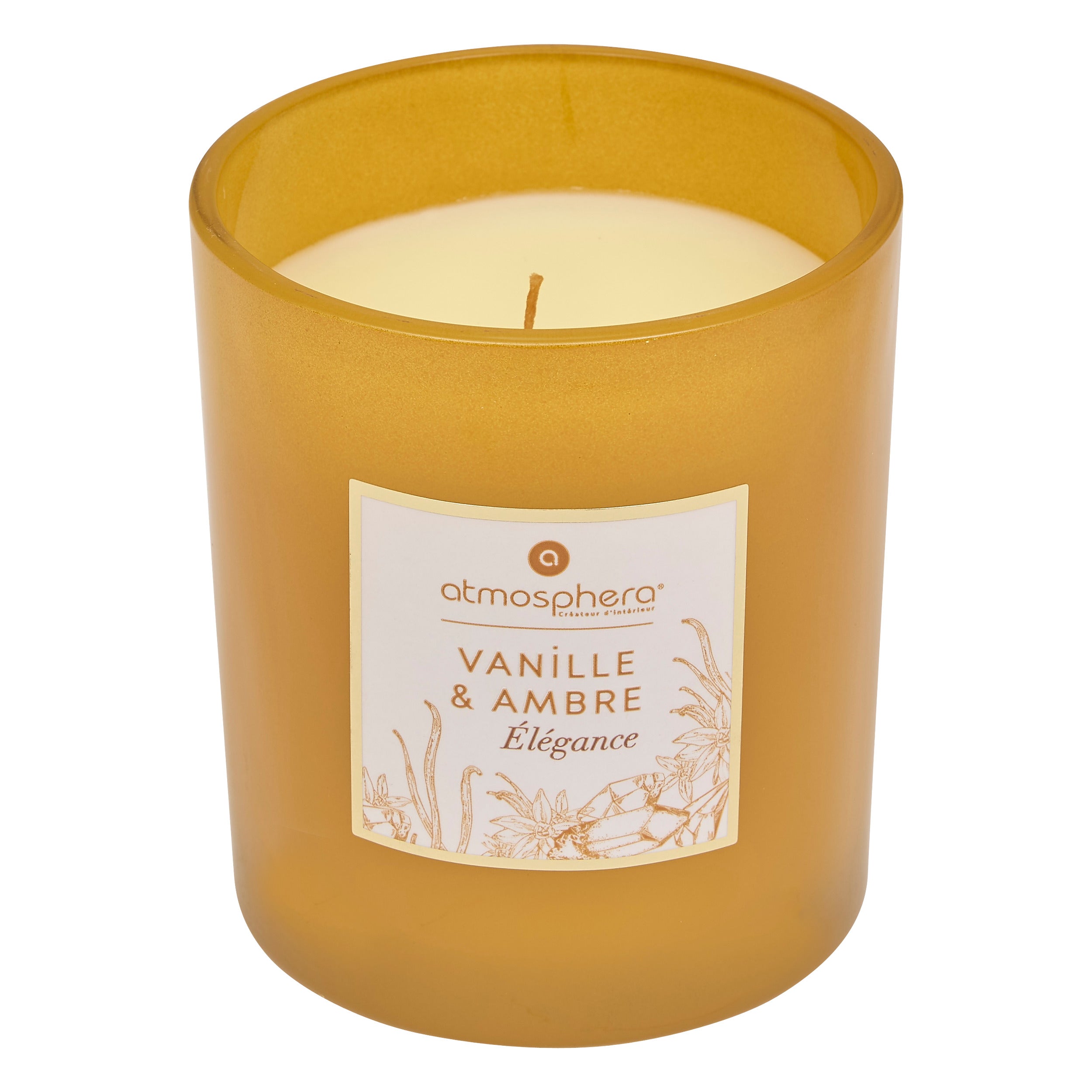 Lumanare parfumata "Mael" - Vanilie ambra, 190 g - Atmosphera