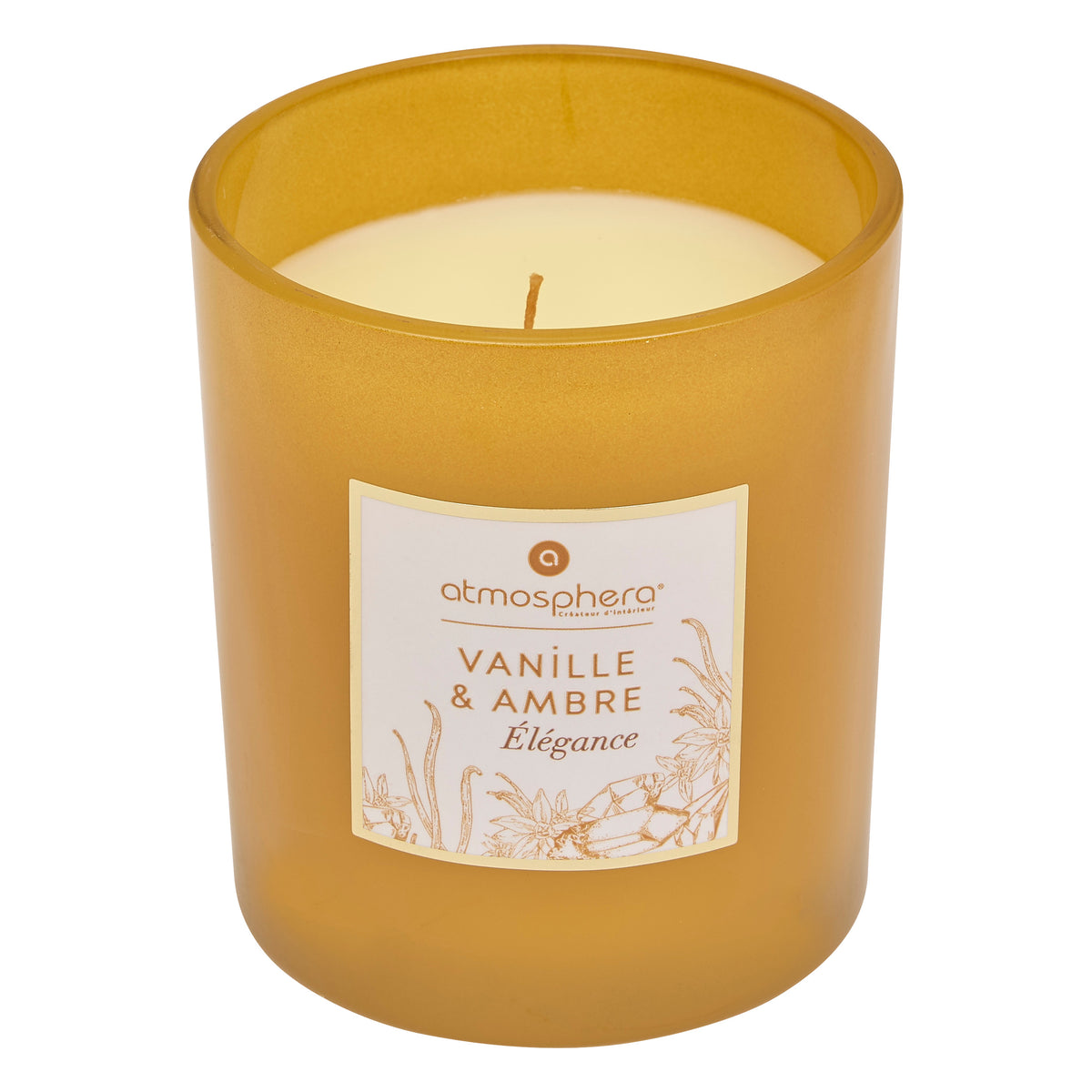 Lumanare parfumata "Mael" - Vanilie ambra, 190 g - Atmosphera