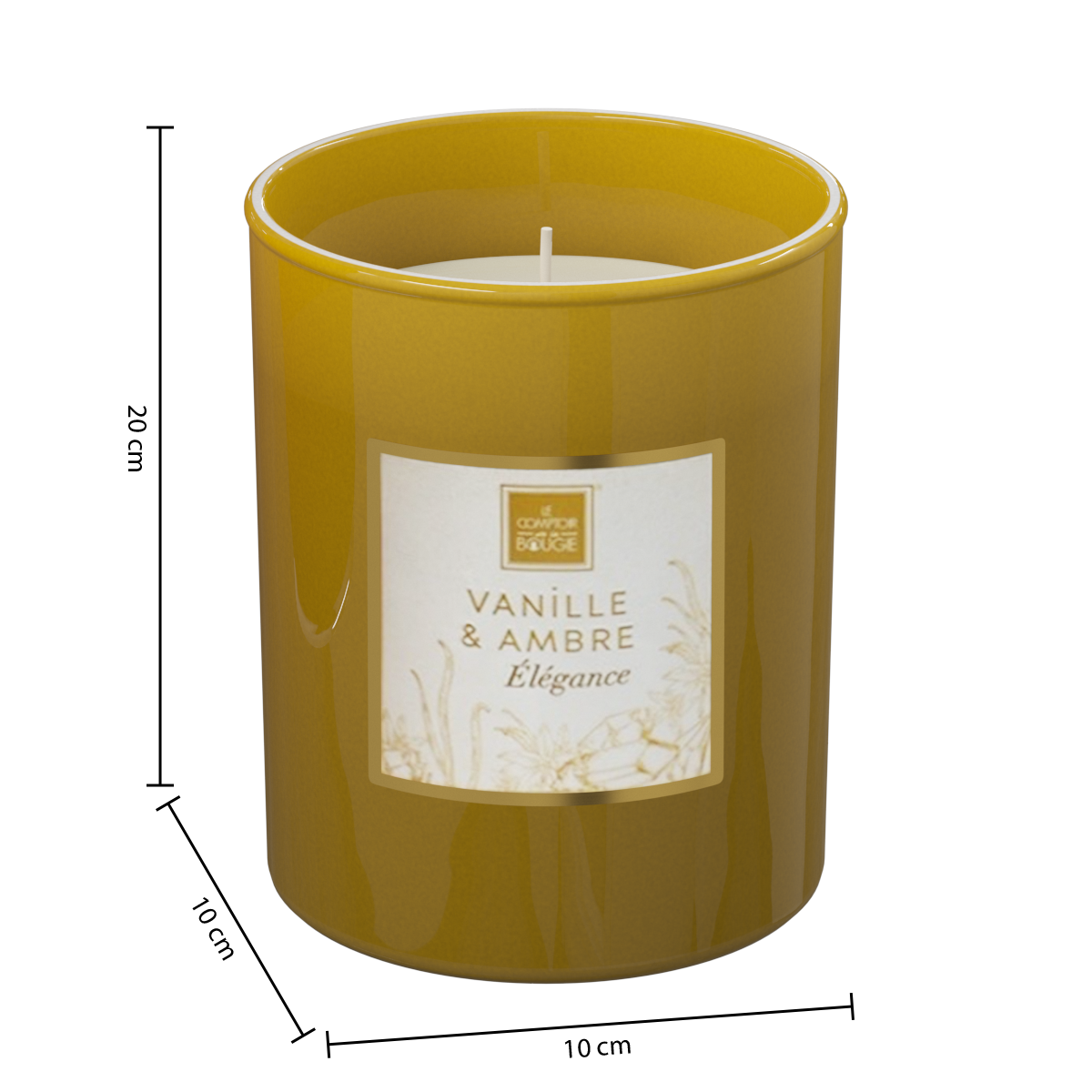 Lumanare parfumata "Mael" - Vanilie ambra, 190 g - Atmosphera