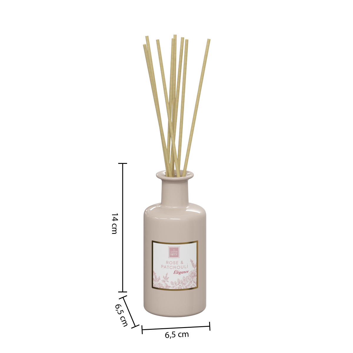 Difuzor de parfum "Mael" - Trandafir si patchouli, 200 ml - Atmosphera
