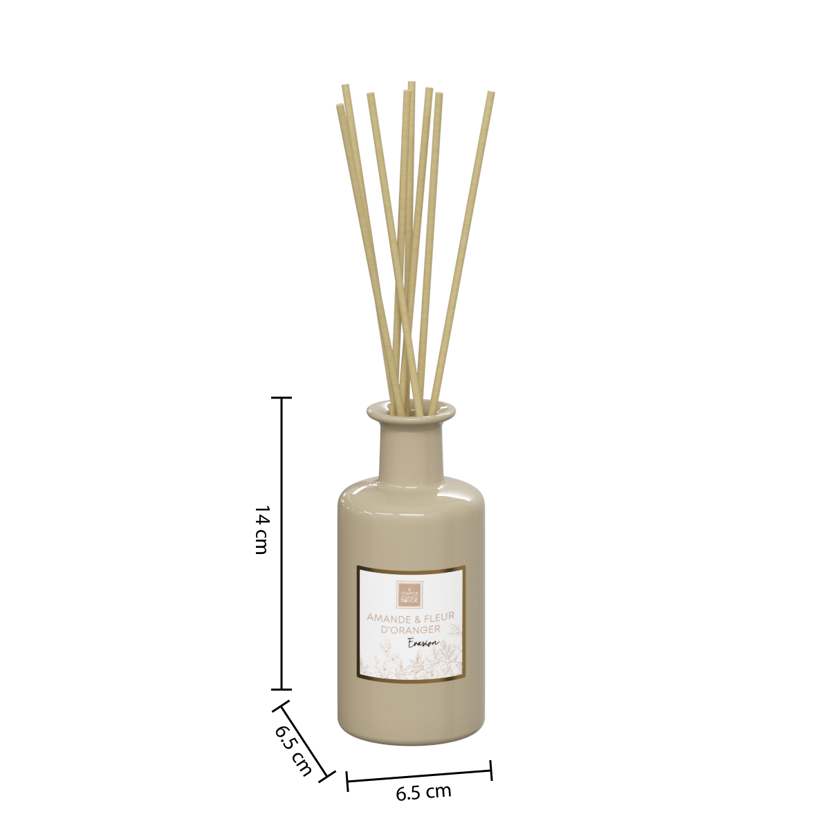 Difuzor de parfum "Mael" - Migdale si floare de portocal, 200 ml - Atmosphera