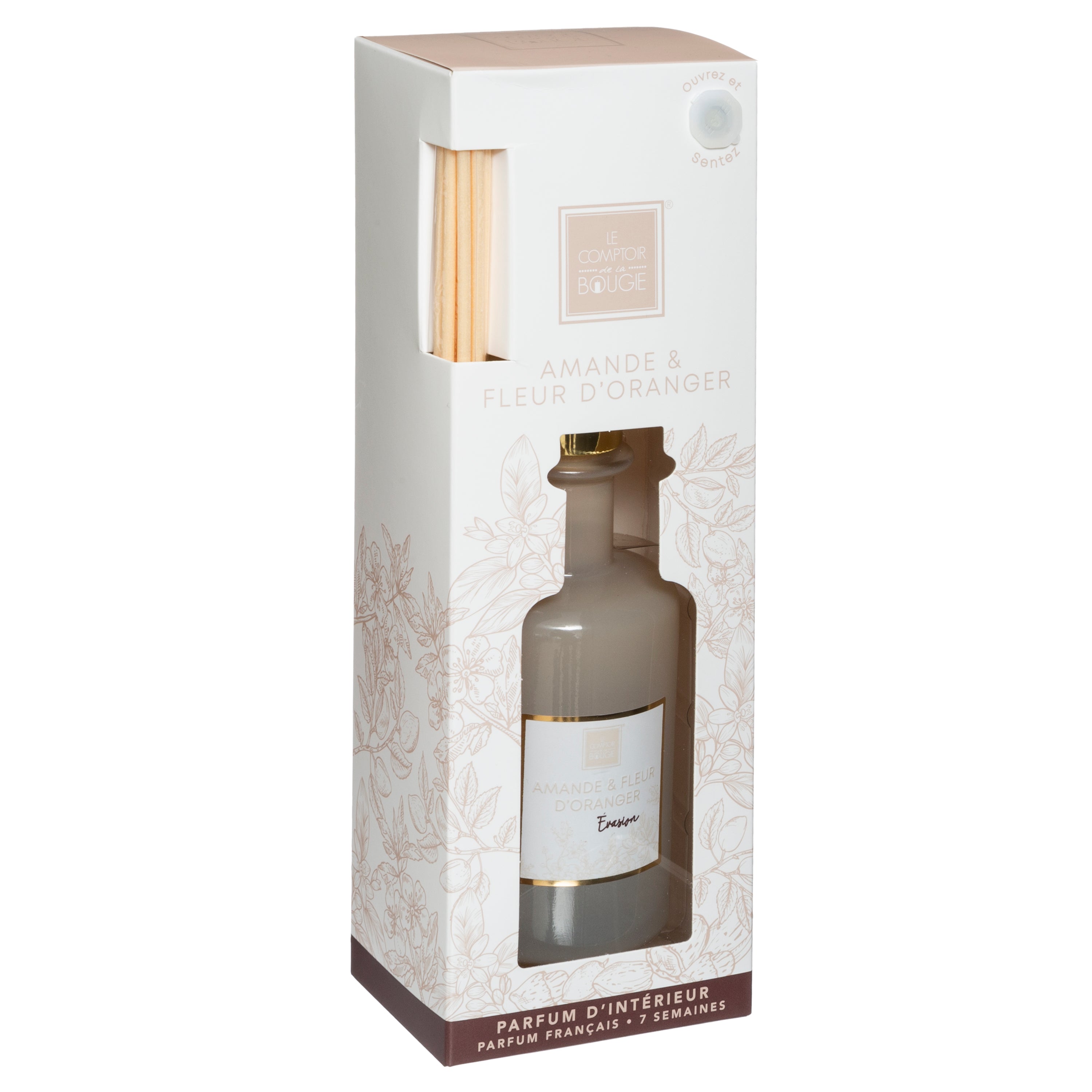 Difuzor de parfum "Mael" - Migdale si floare de portocal, 200 ml - Atmosphera