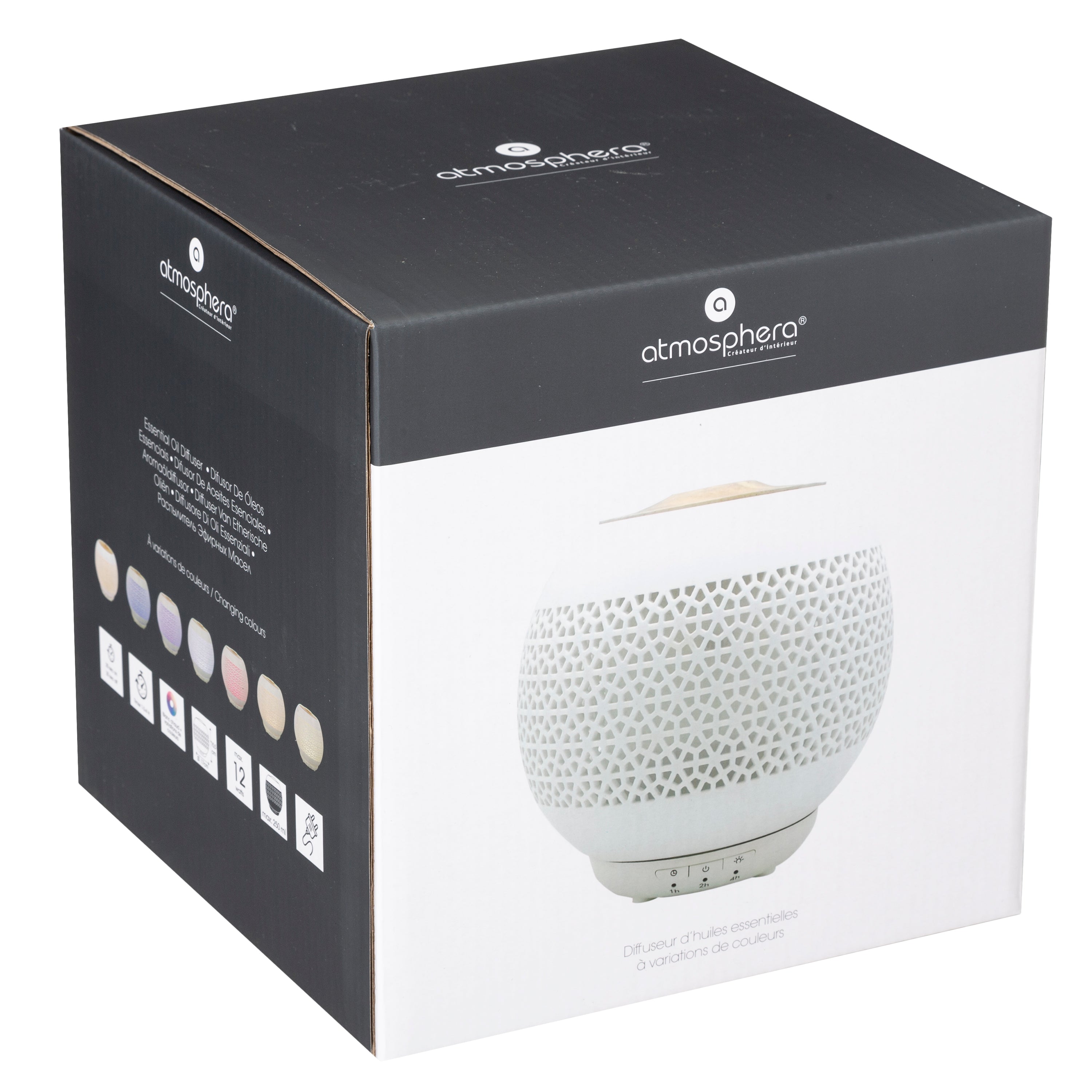 Difuzor de uleiuri esentiale - Alb, 250 ml - Atmosphera