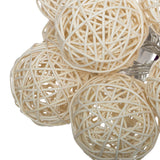 Corp de iluminat, ratan LED baterie auriu 10bal L165 - Atmosphera