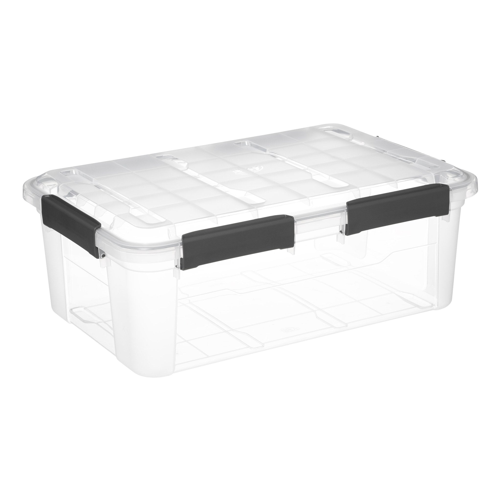 Cutie depozitare plastic cu capac, 32 l
