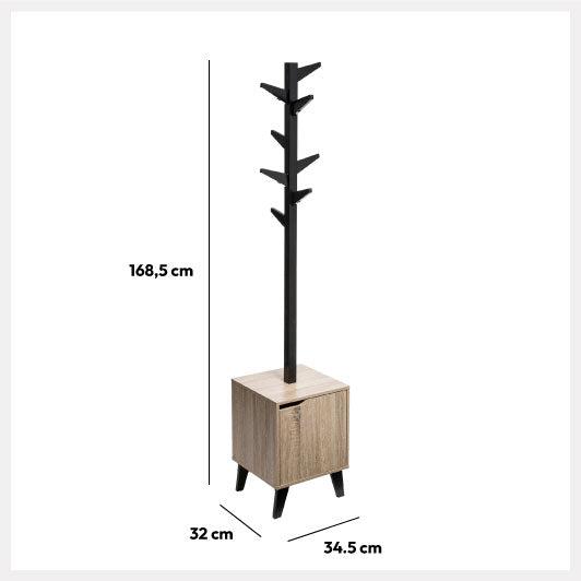 Organizator casa, cuier lemn 8h mix n feet - Five