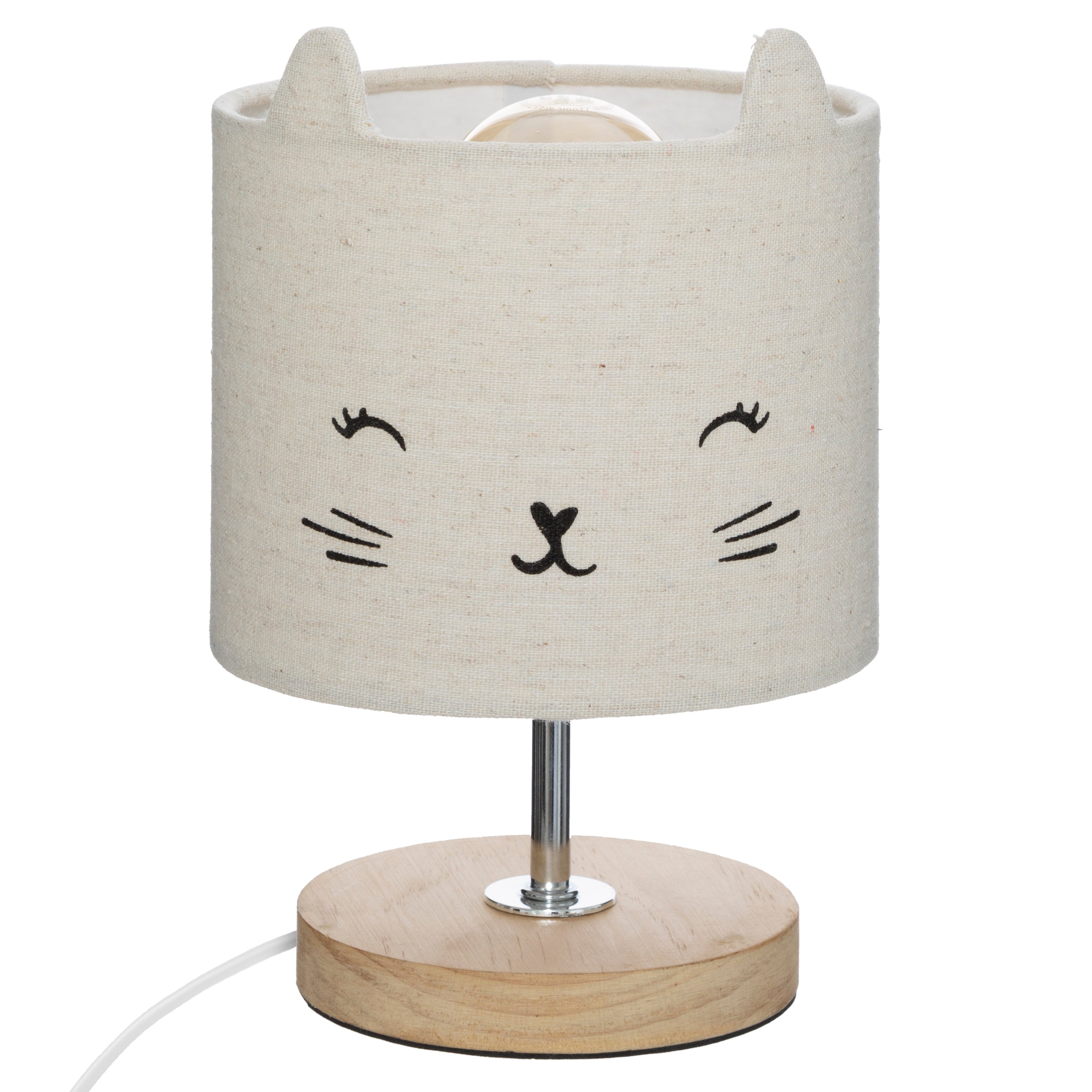 Decoratiune copii, veioza abajur pisica - Atmosphera For Kids