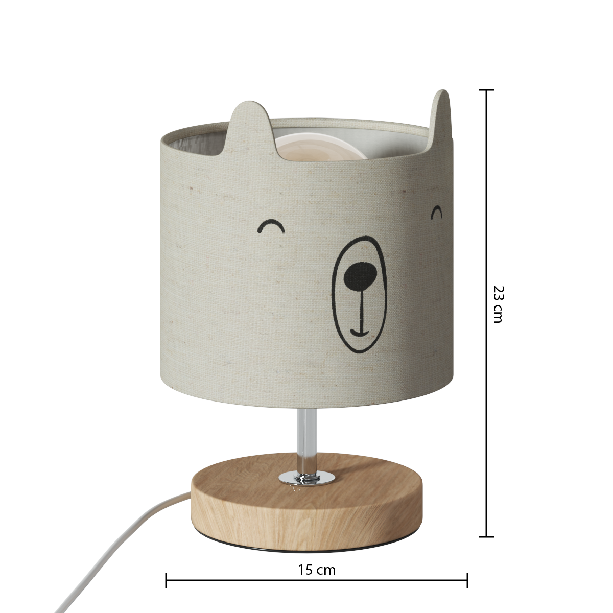 Decoratiune copii, veioza abajur ursulĐµŃ‚ - Atmosphera For Kids