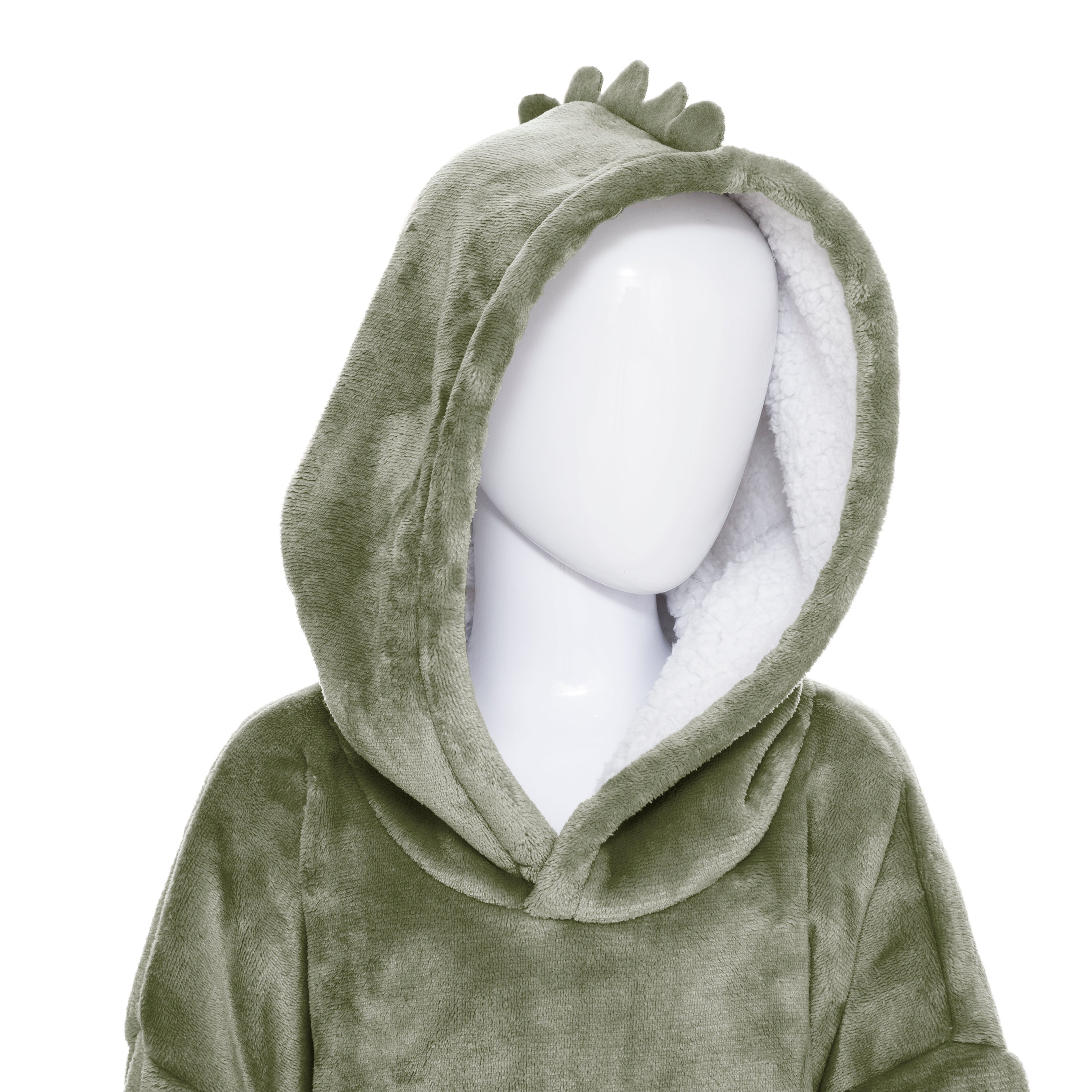 Decoratiune copii, husa aruncare copii dino cu gluga - Atmosphera For Kids