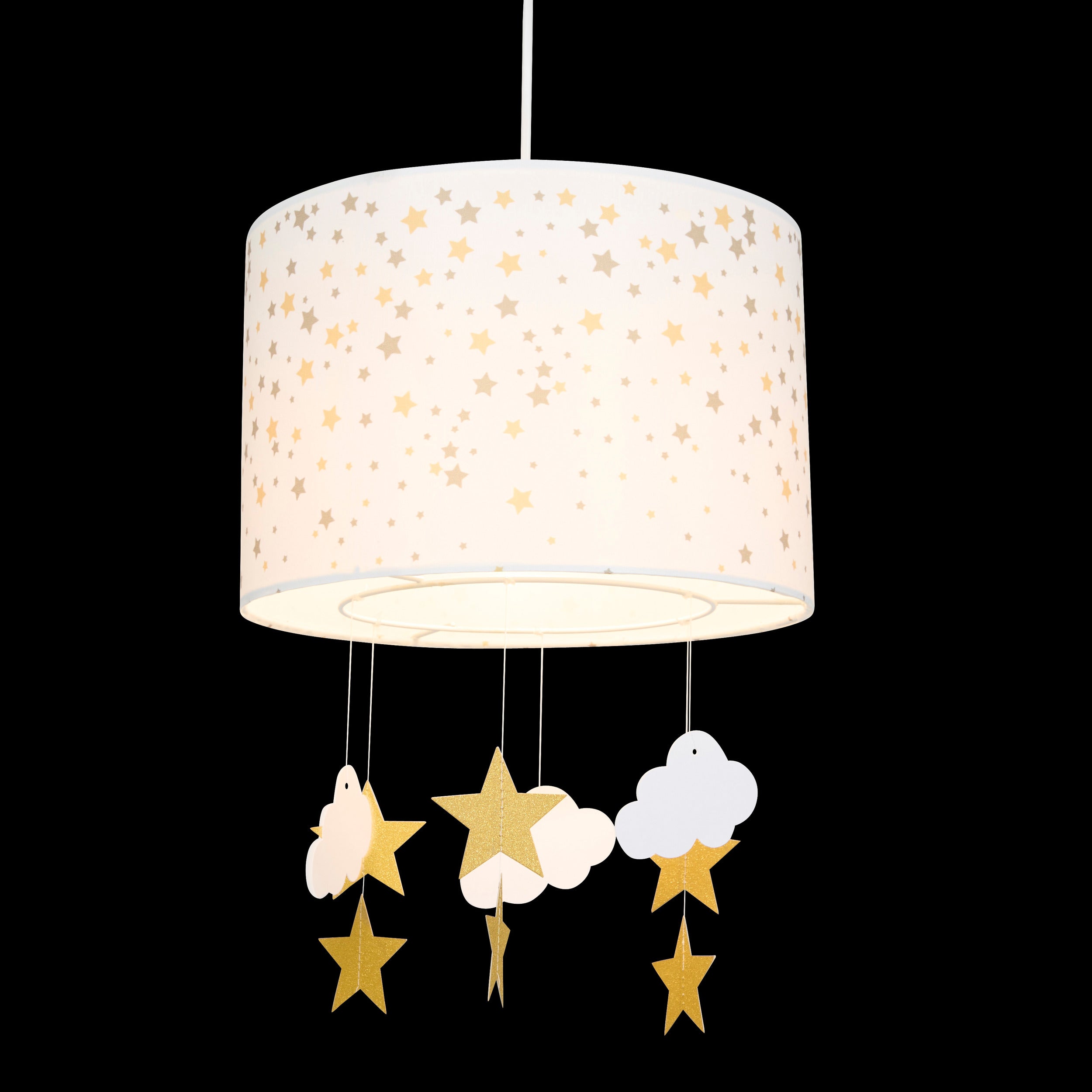 Decoratiune copii, abajur suspendat alb - Atmosphera For Kids