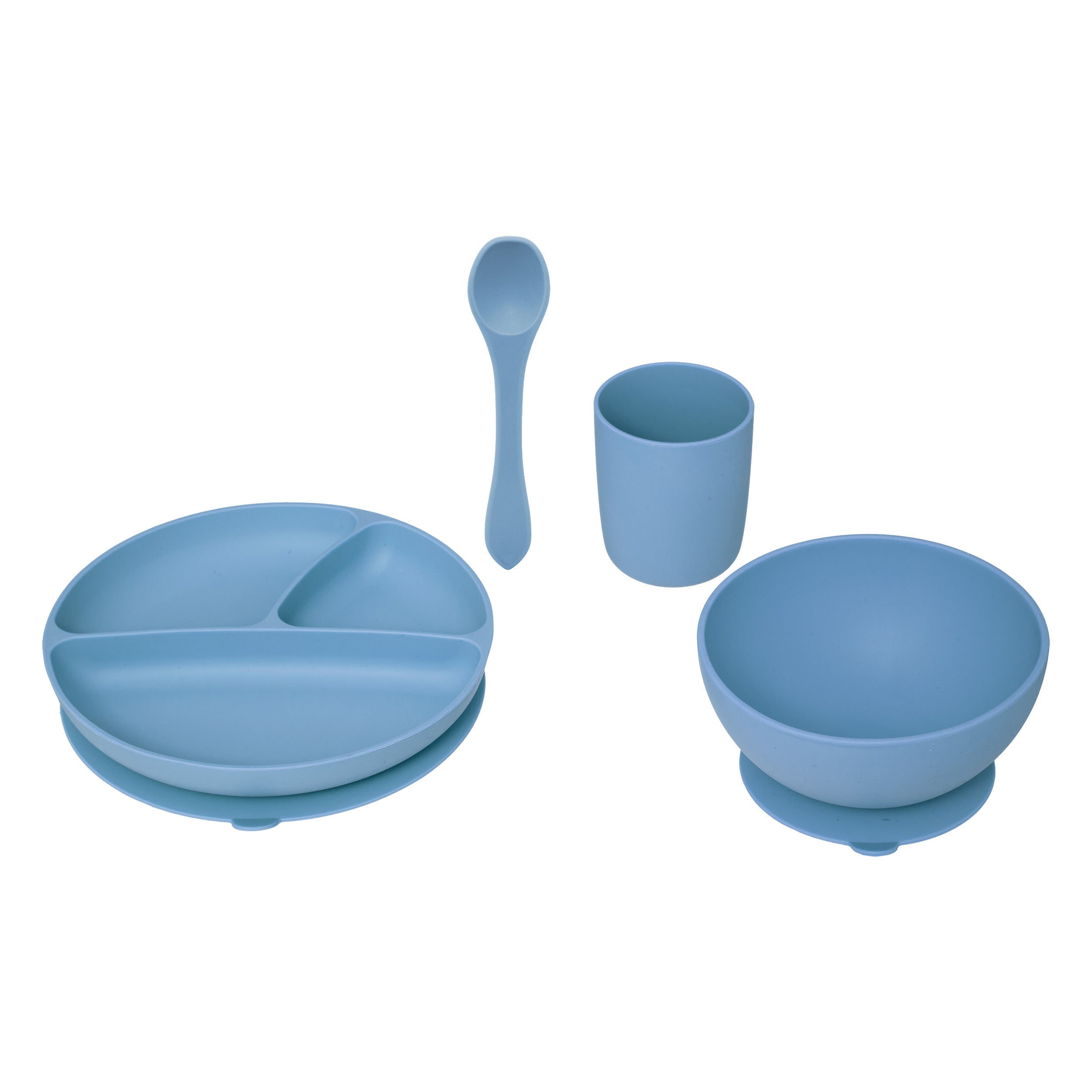 Set masa silicon copii albastru - Atmosphera For Kids