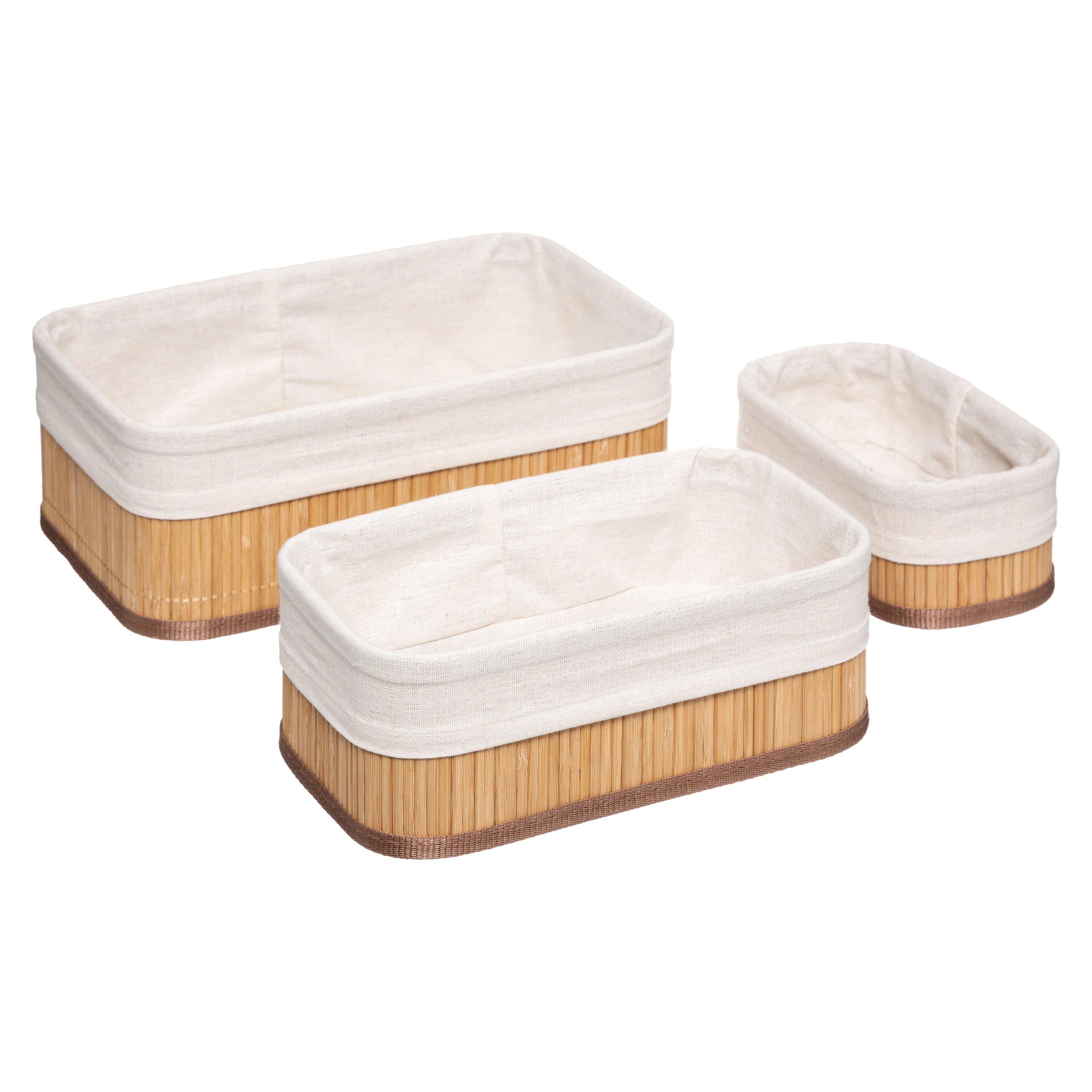 Set 3 cosuri bambus - Five