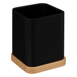 Suport hartie igienica negru rasina natureo - Five