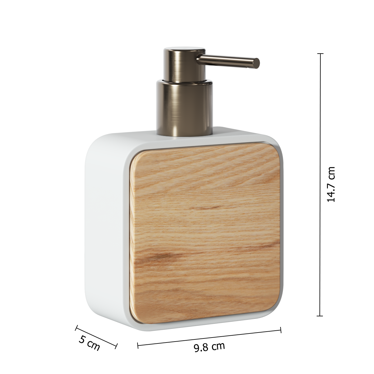 Dispenser sapun alb rasina natureo - Five